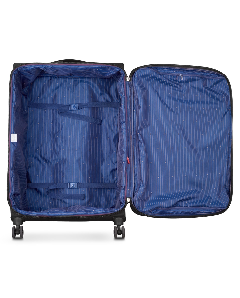 Bagagem de Porão Grande em Preto 77 cm Reciclada Expansível Check-in Suitcase DELSEY Montmartre 2.0 Preto-6