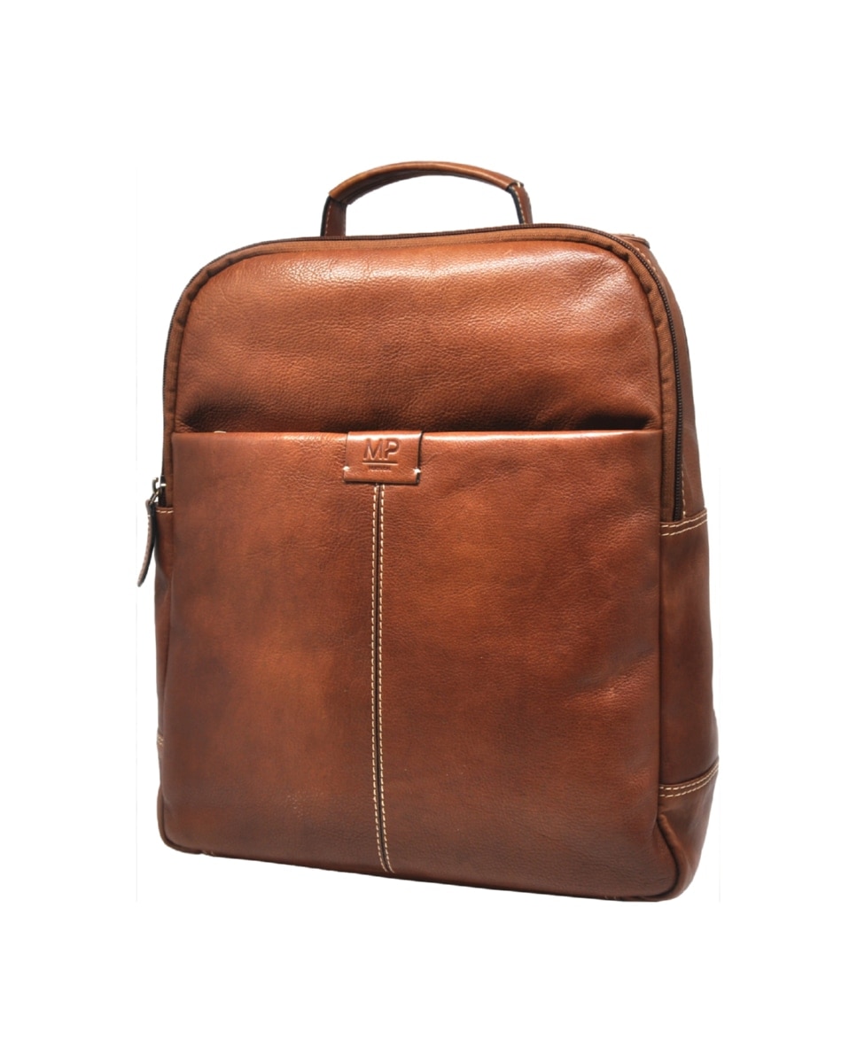 Mochila em Pele Genuína MP LEGENDARY C240003 em Camel Camel-2