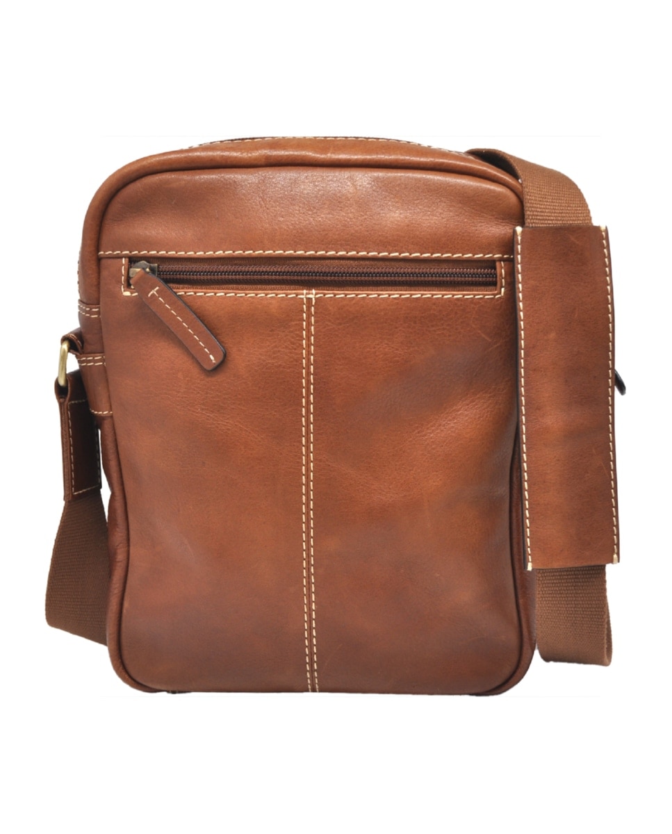 Bolsa Tiracolo em Pele Genuína MP LEGENDARY C240007 em Camel Camel-3