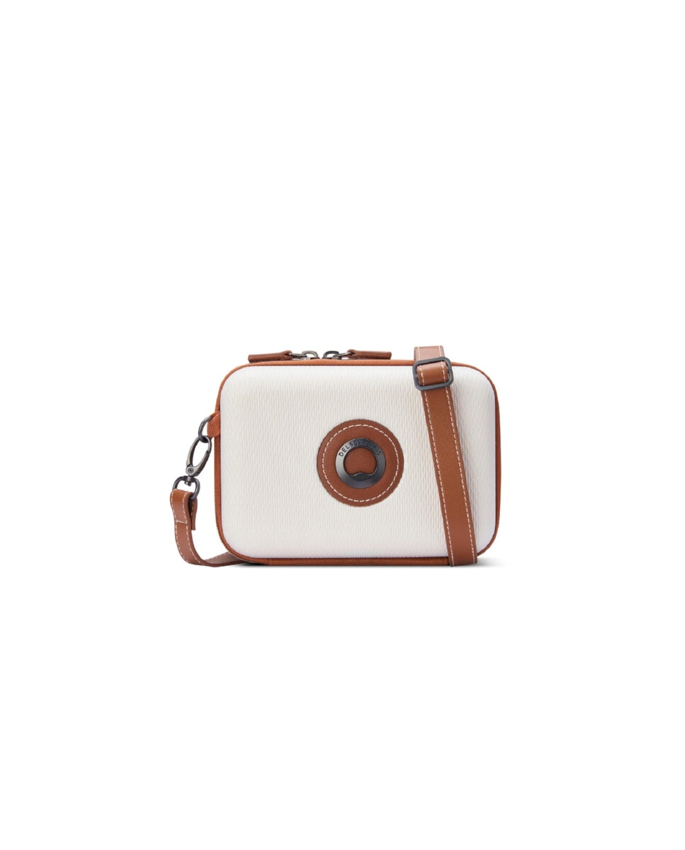 Mini Bolsa Rígida em Angora DELSEY Chatelet Air 2.0 Castanho-4