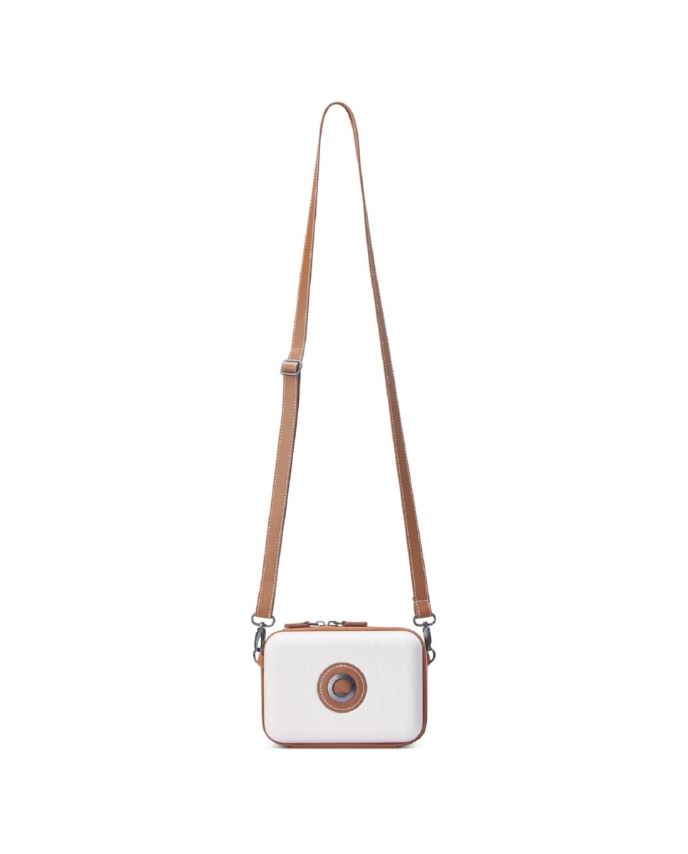 Mini Bolsa Rígida em Angora DELSEY Chatelet Air 2.0 Castanho-5