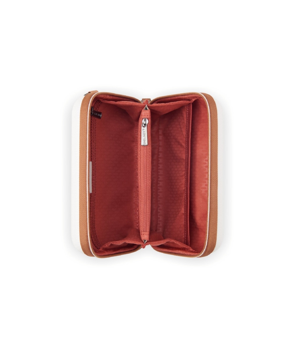 Mini Bolsa Rígida em Angora DELSEY Chatelet Air 2.0 Castanho-6