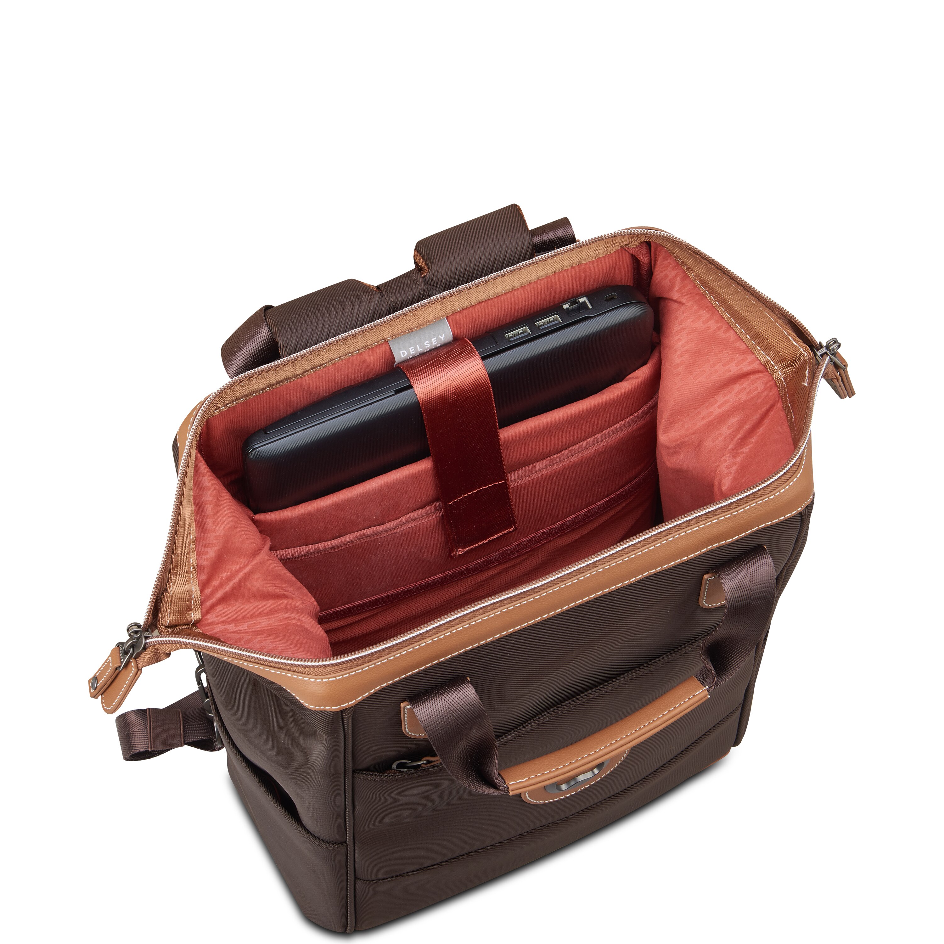 Mochila DELSEY Chatelet Air 2.0 em Castanho Castanho-6