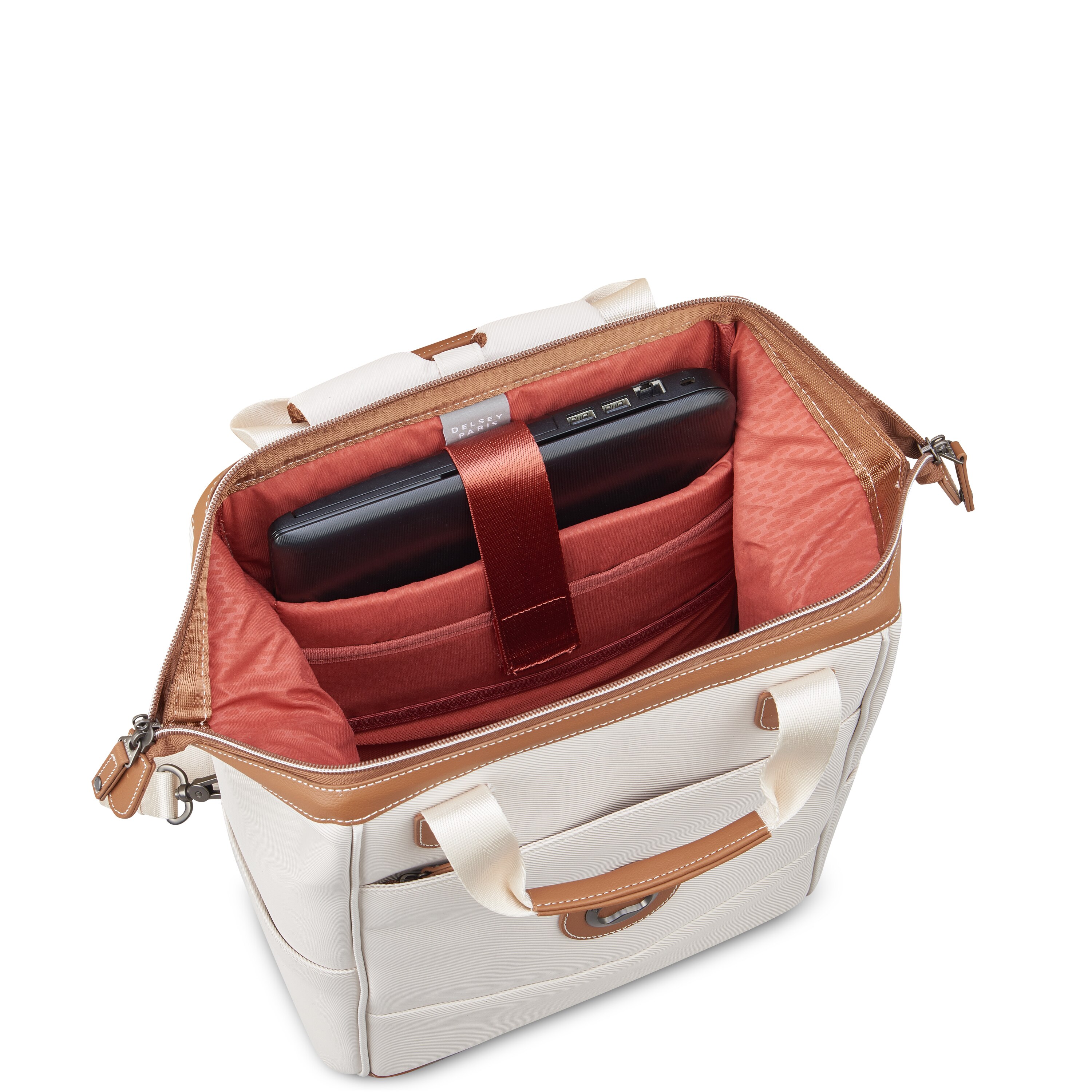 Mochila DELSEY Chatelet Air 2.0 em Angora Cru-6