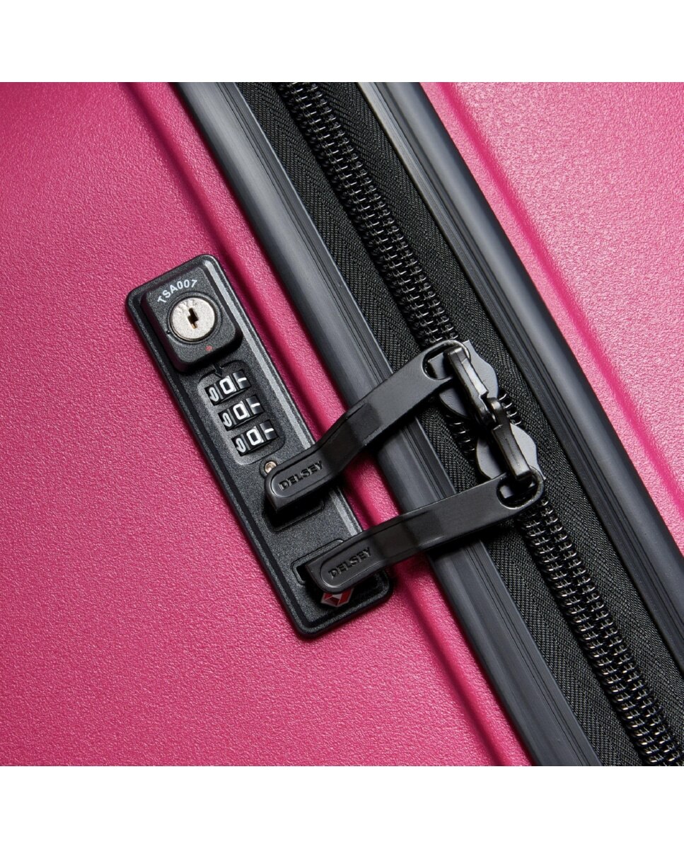 Bagagem de Cabine Pequena em Framboesa 55 cm DELSEY BELMONT PLUS Rosa-5
