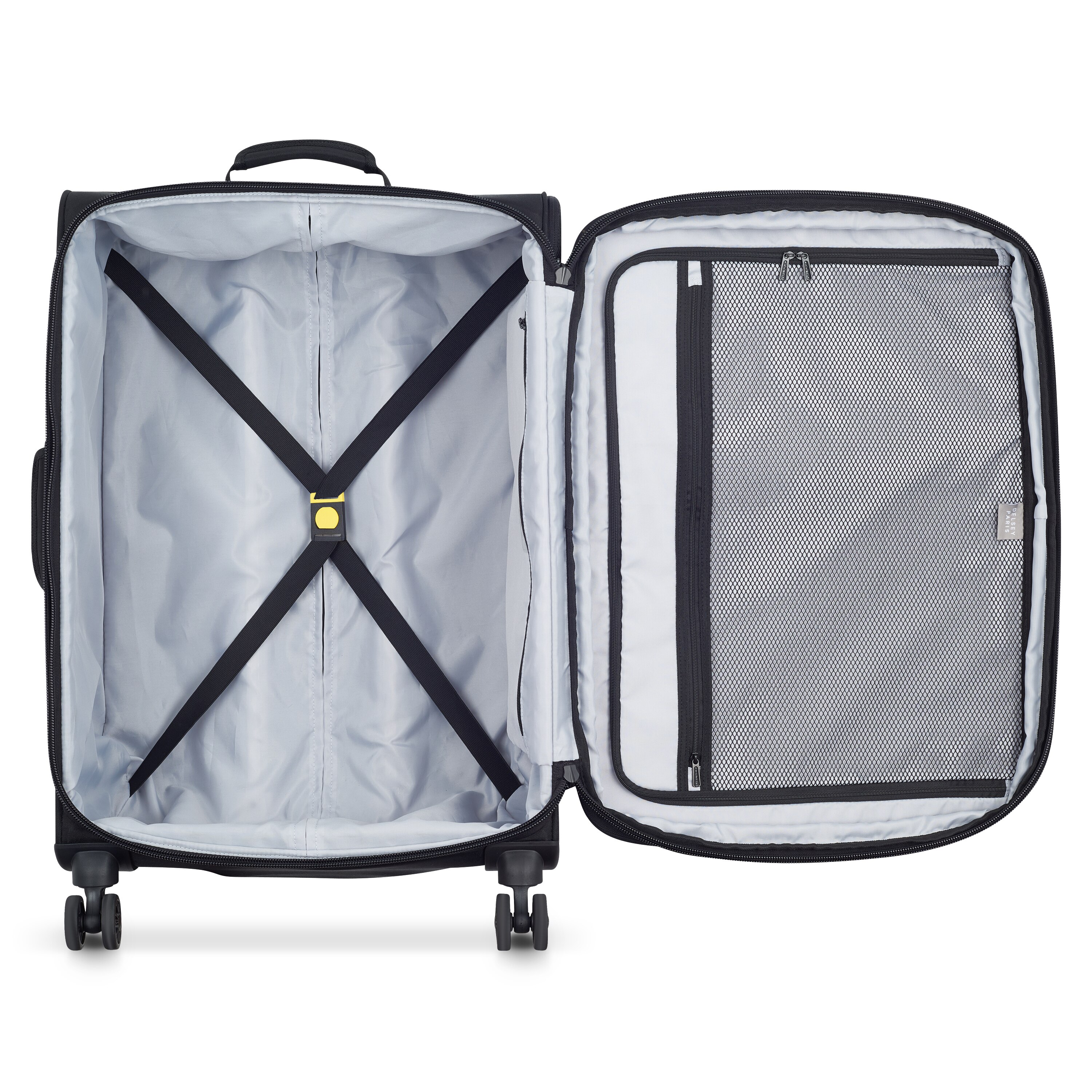 Trolley médio expansível 69 cm Maubert 2.0 em Preto Preto-2