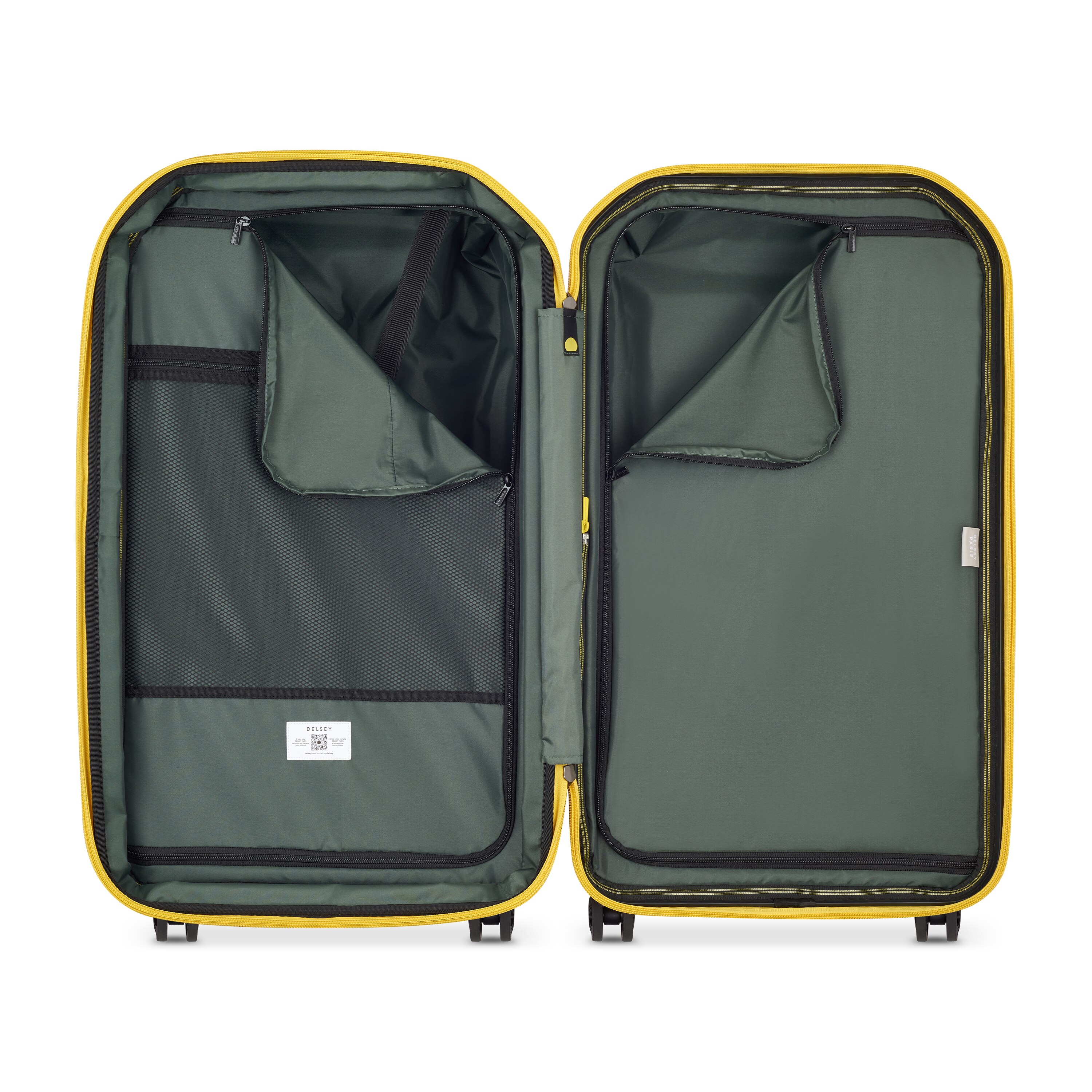 Mala com 4 rodas duplas e expansível, de 73 cm em Army Verde-3