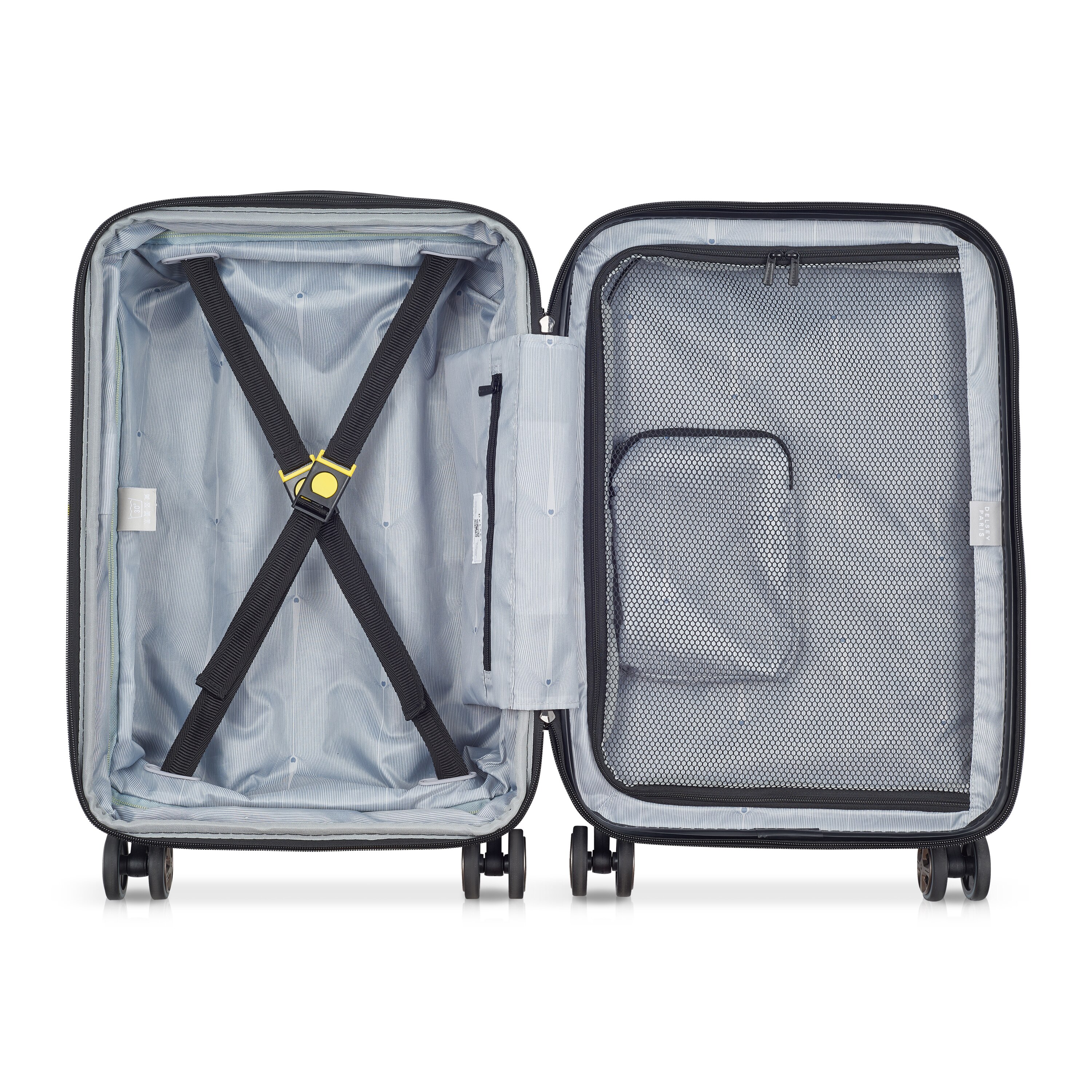 Mala de viagem de cabine profissional expansível com 4 rodas duplas, de 55 cm em Verde Verde-2