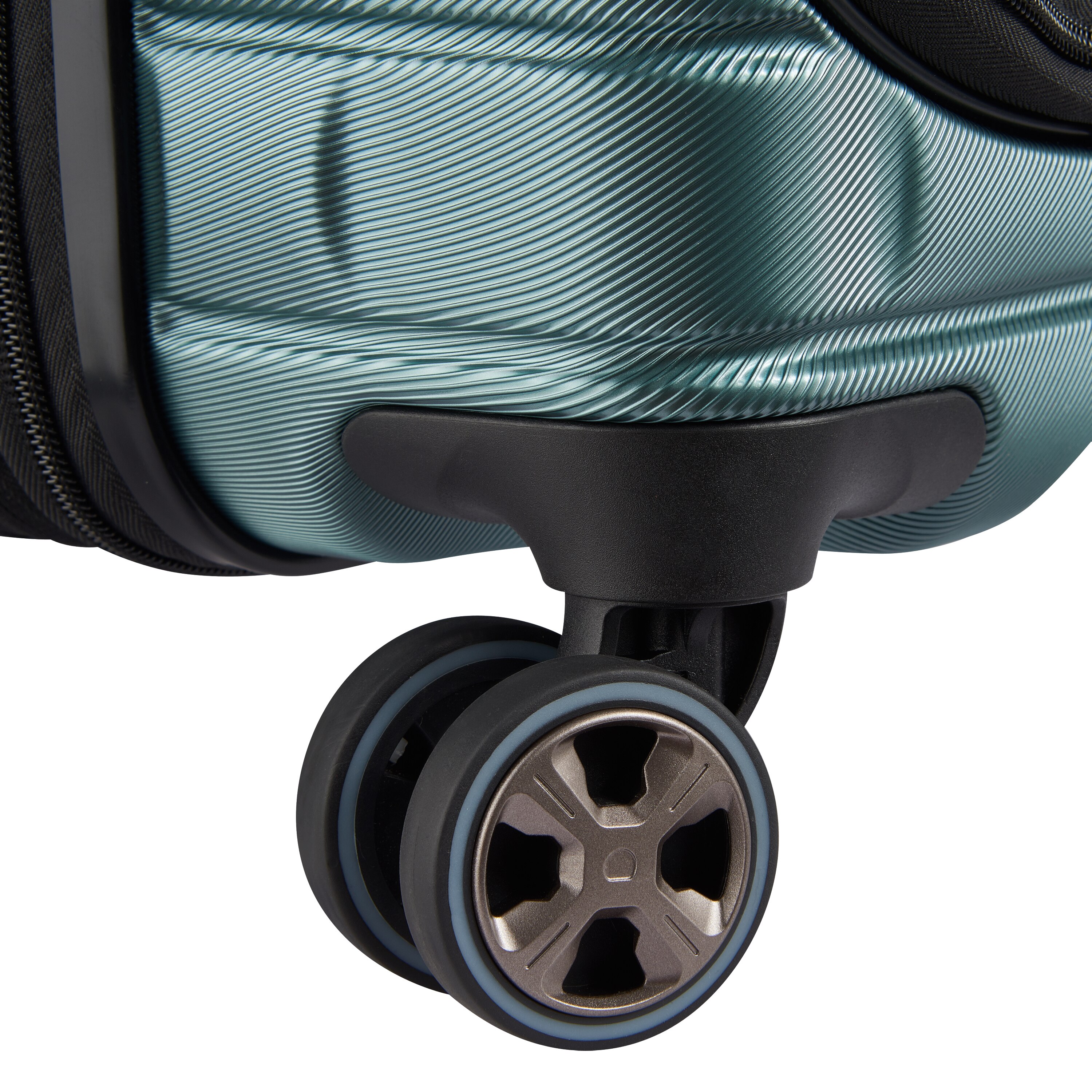 Mala de viagem de cabine profissional expansível com 4 rodas duplas, de 55 cm em Verde Verde-6