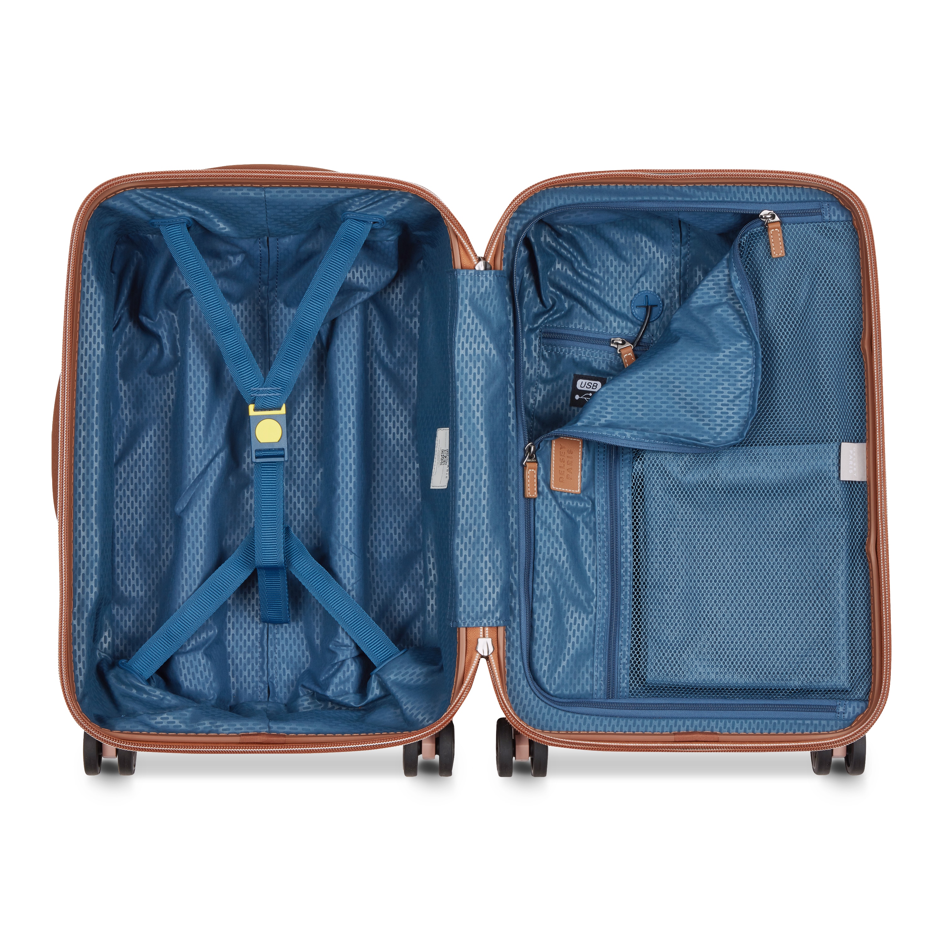 Trolley de Cabine Pequeno DELSEY Chatelet Air de 55 Cm 2.0 em Cor-de-Rosa Rosa-2