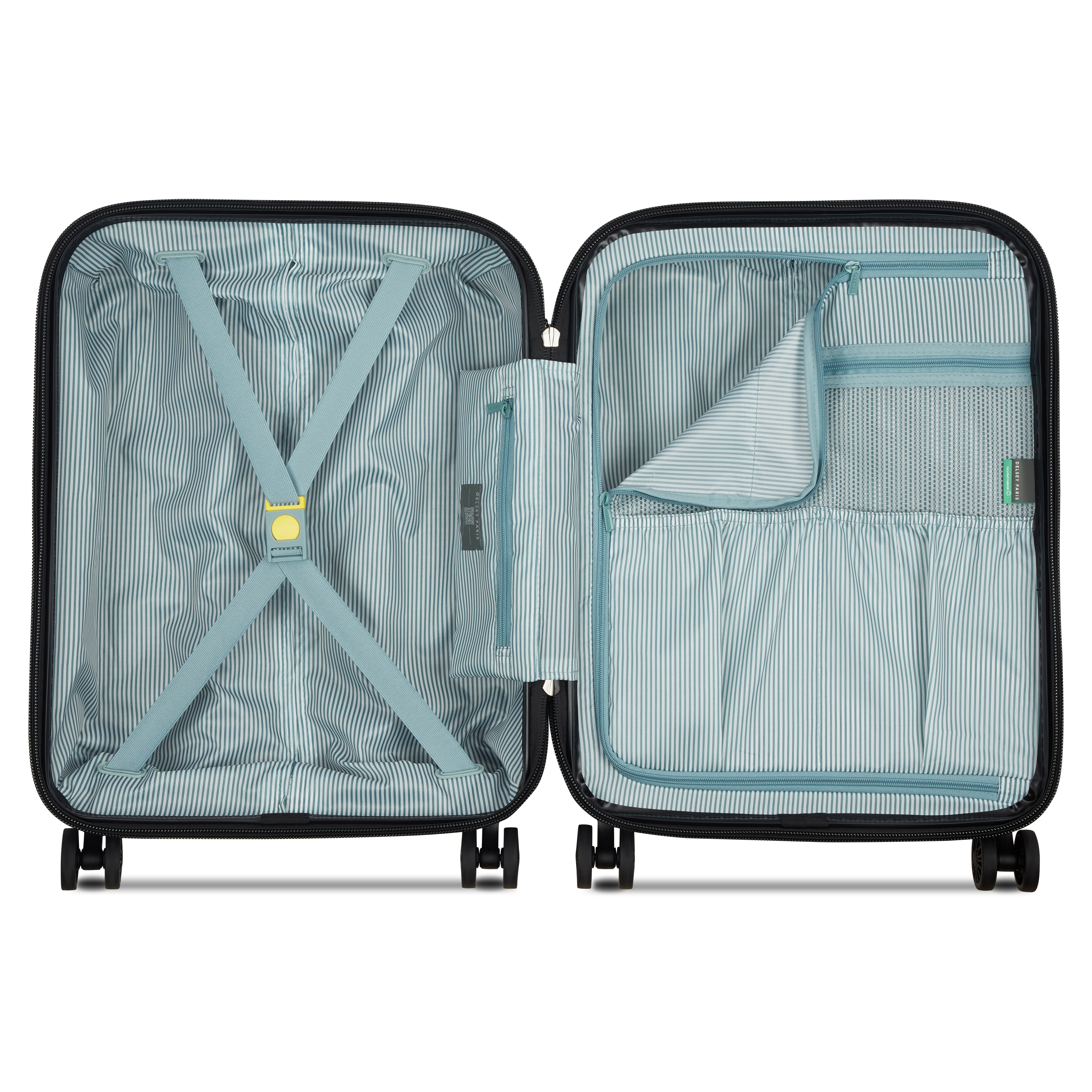 Trolley de cabine Slim, 55 cm Preto-2
