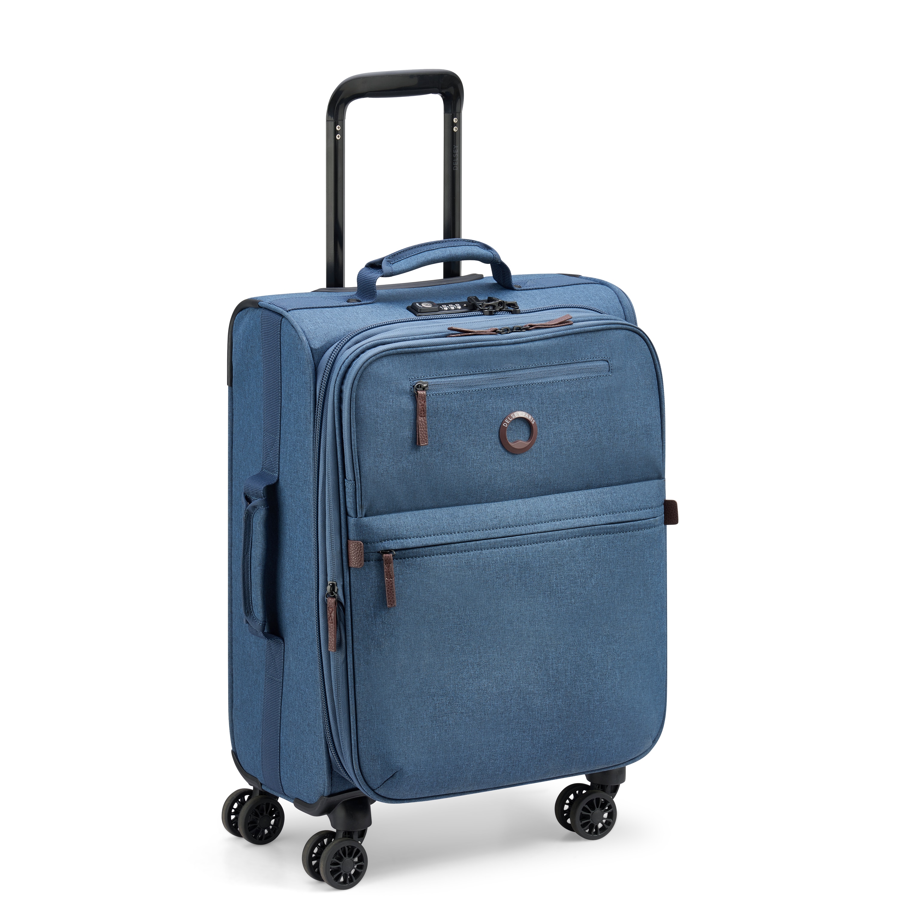 Imagem 0 de Trolley de cabine expansível 55 cm Maubert 2.0 azul