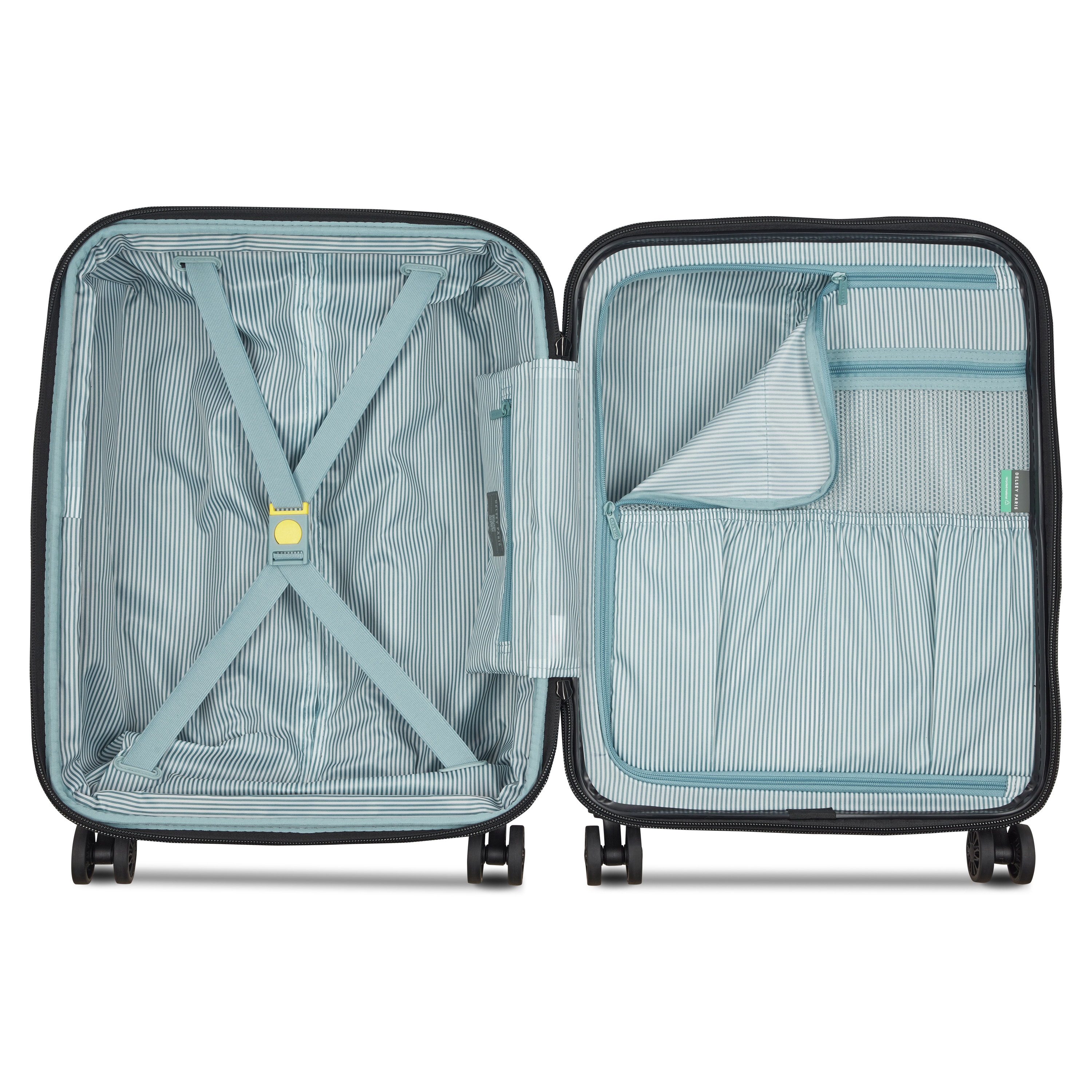 Trolley de Cabine Comete 4 Slim 55 cm, Preto Preto-2