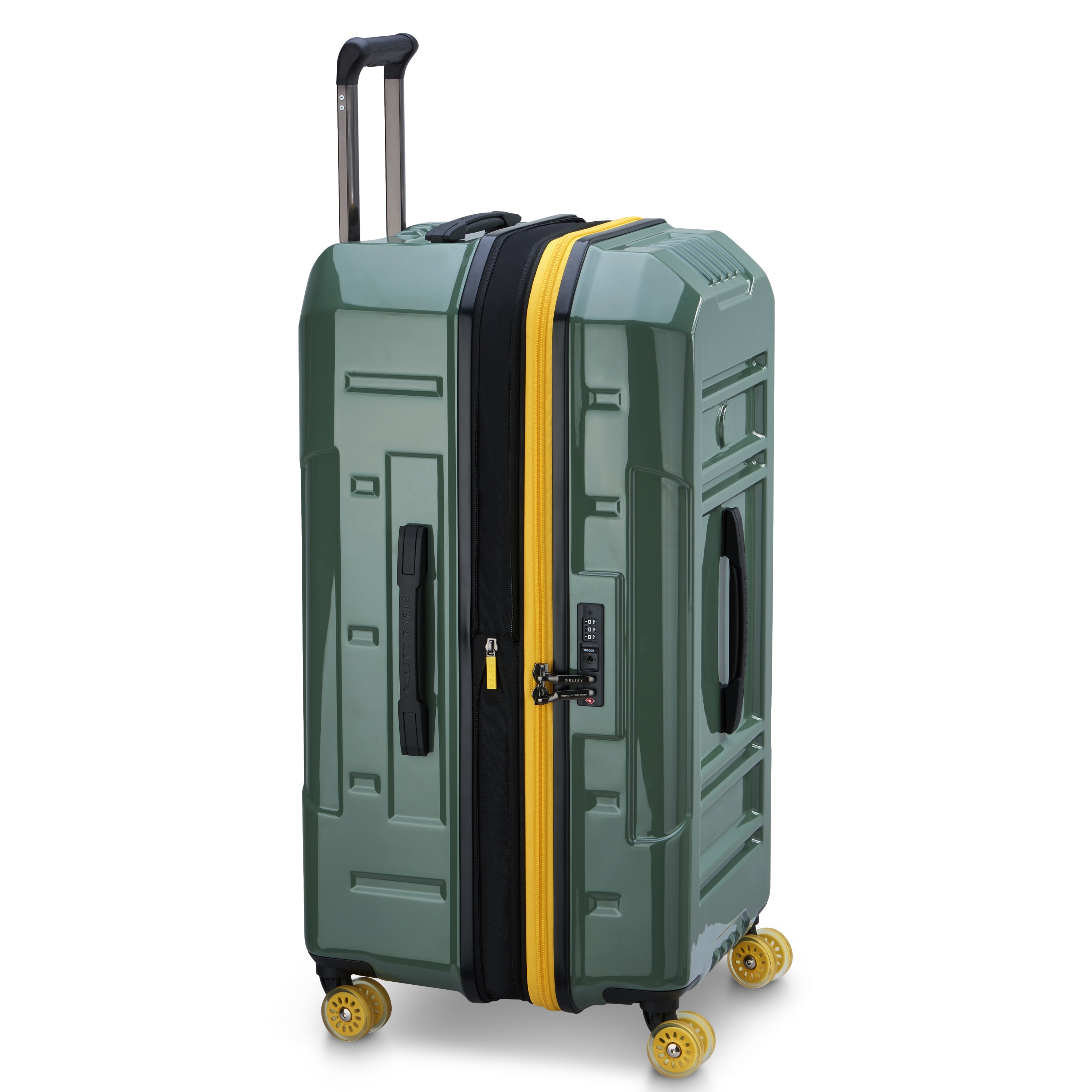Mala trunk expansível XL 80 cm Rempart 2.0 em Verde Army Verde-6