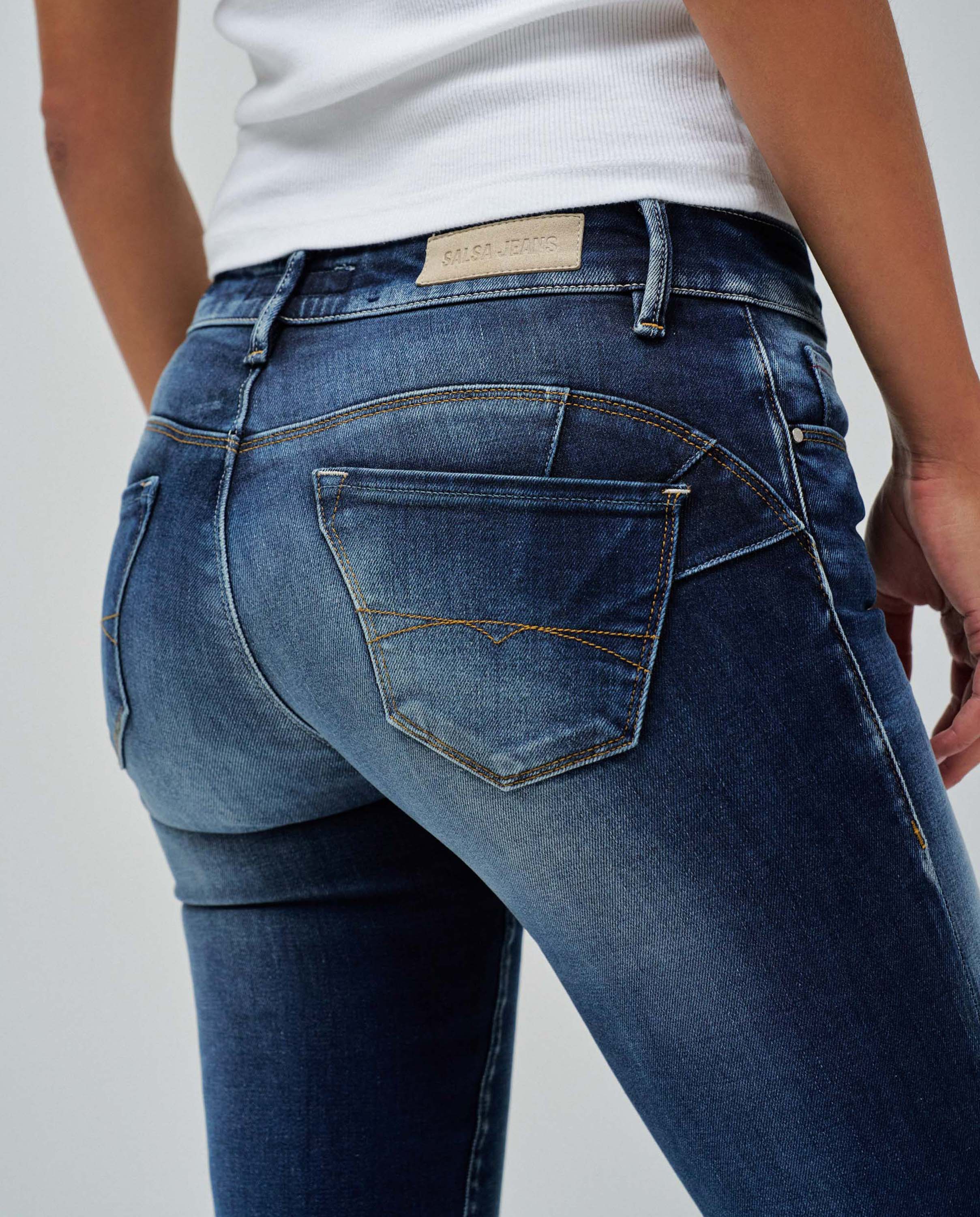 Jeans Skinny Wonder Push Up Cropped Azul-marinho-4