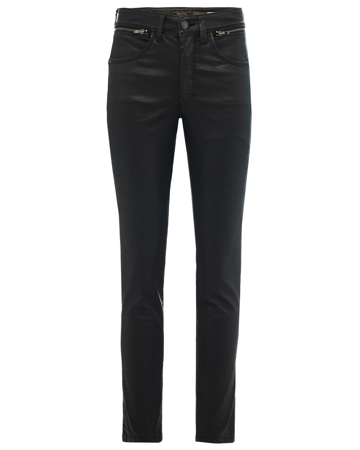 Jeans Faith Push In Cropped Skinny Cinzento-escuro-6