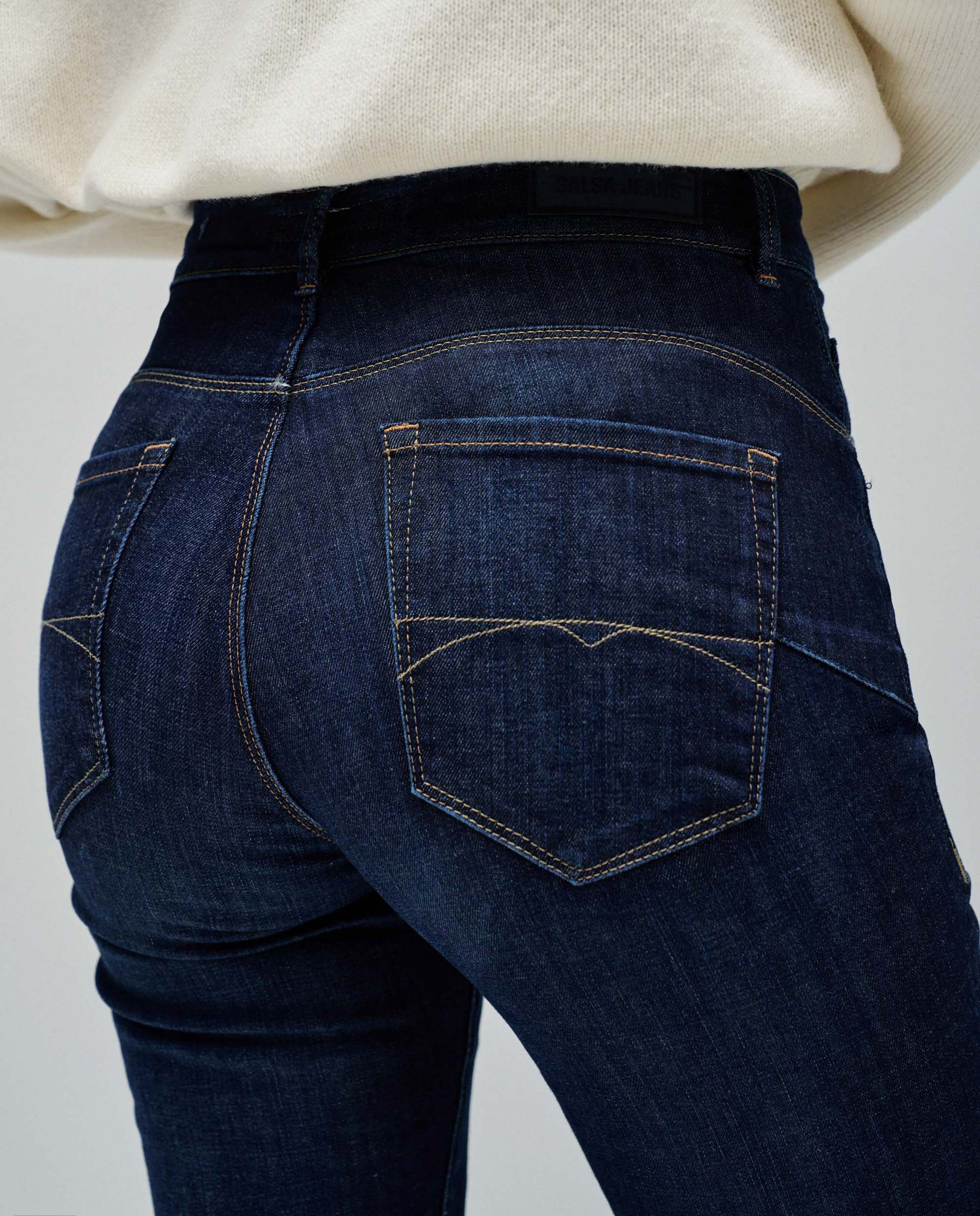 Jeans À Boca de Sino Faith Push In Flare Azul-índigo-4