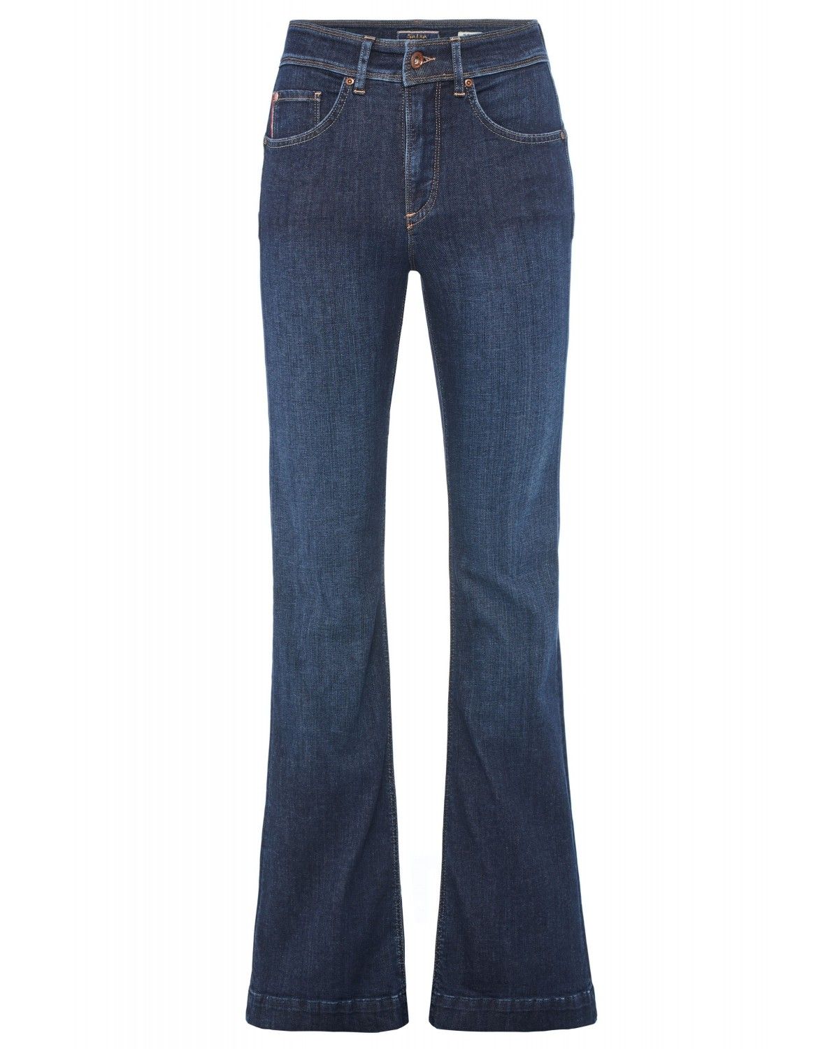 Jeans À Boca de Sino Faith Push In Flare Azul-índigo-6