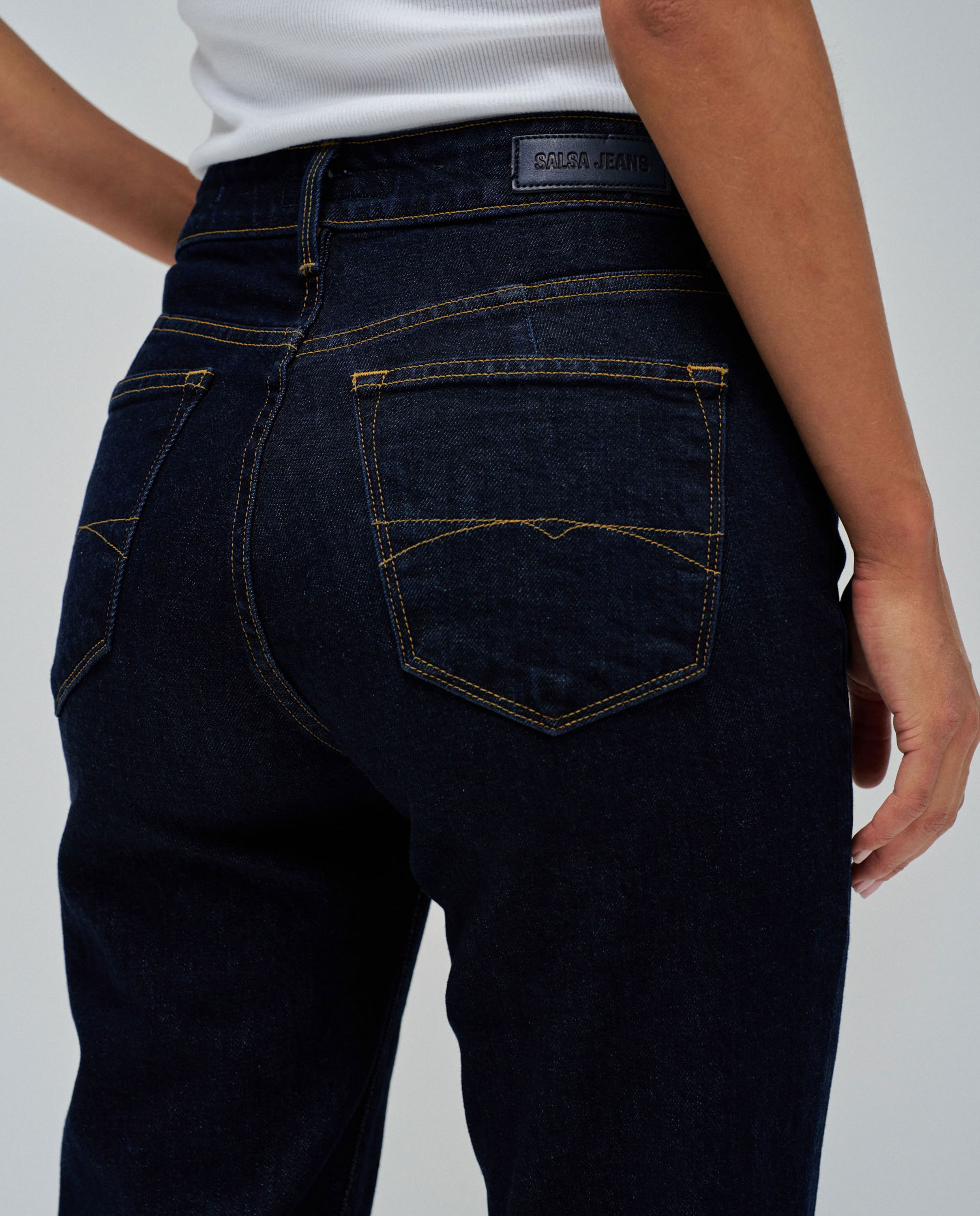 Jeans Skinny Slim Preto-4