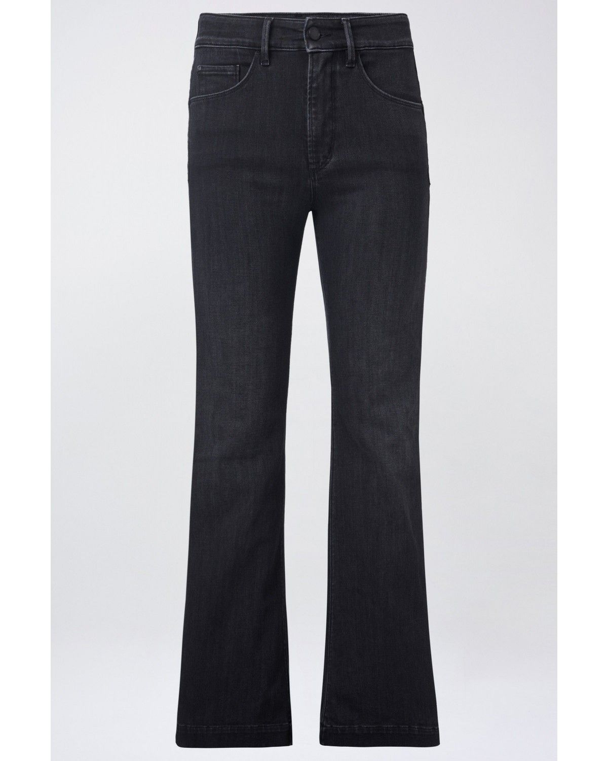 Jeans À Boca de Sino Faith Push In Flare Cinzento-escuro-6