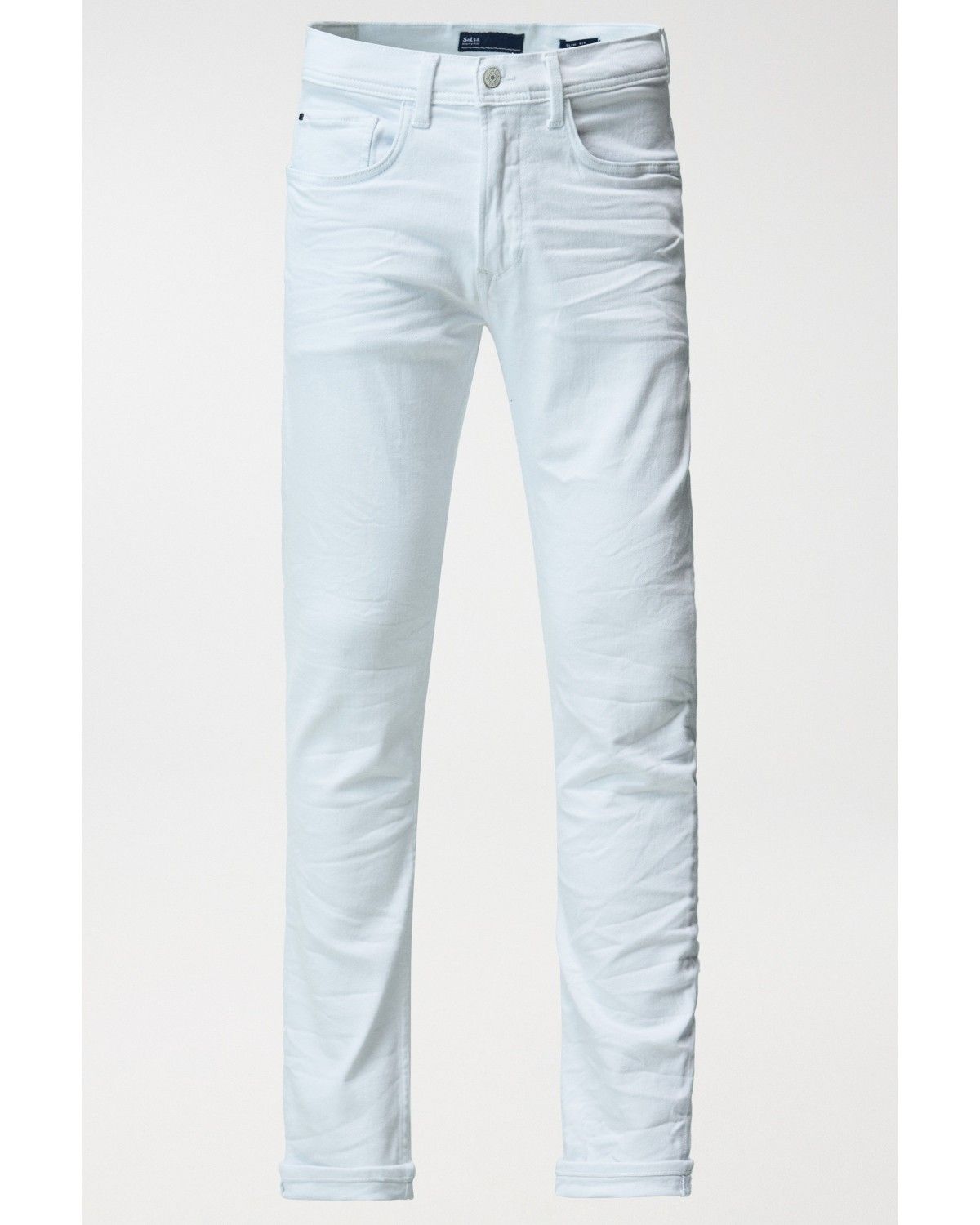 Jeans Slim Fit Branco-6