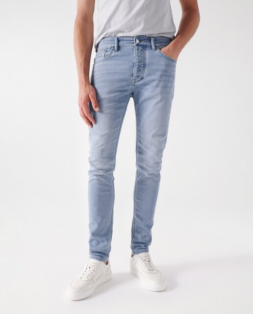 Imagem 0 de Jeans Straight com Lavagem Clara
