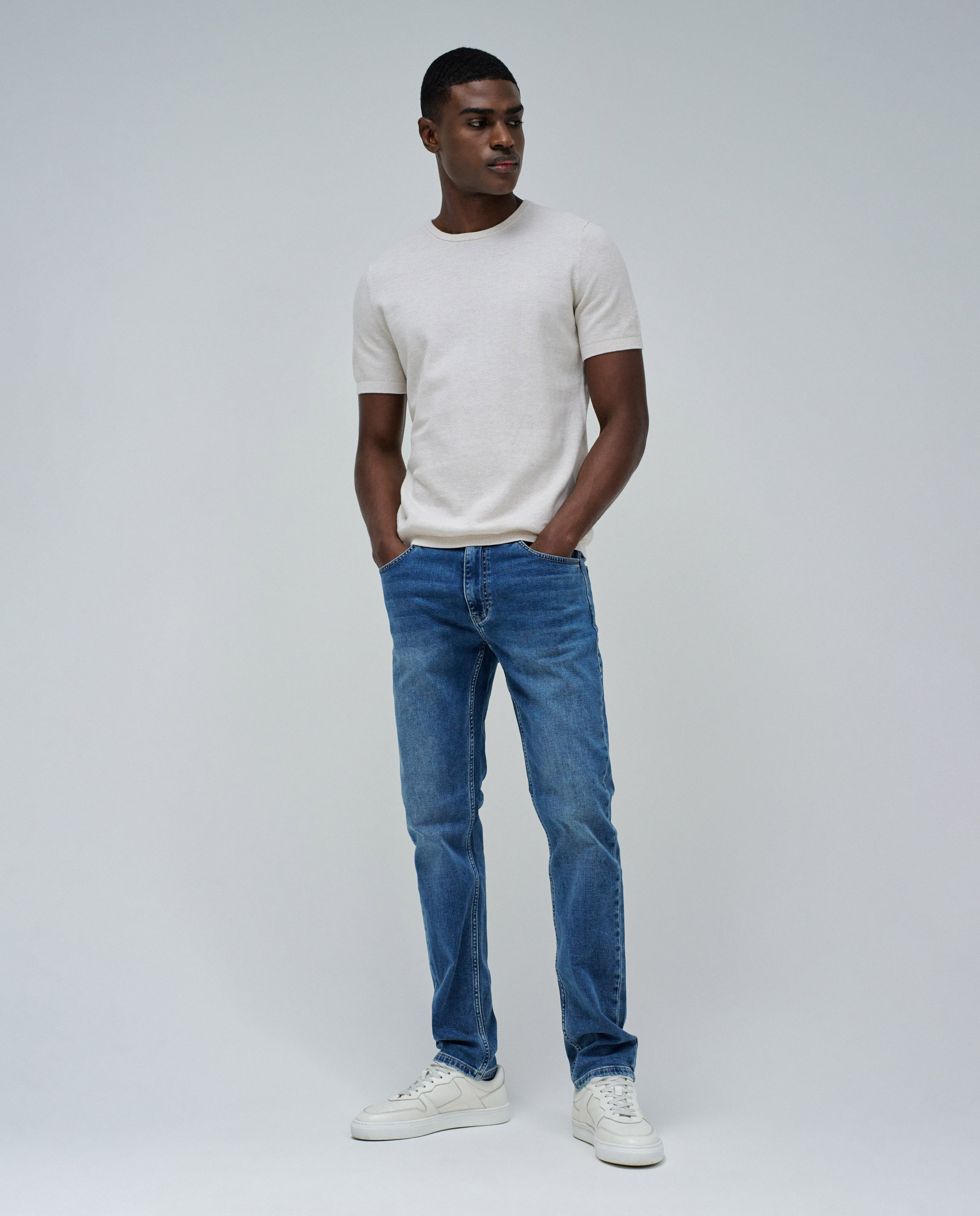 Jeans Slim Fit Azul-1