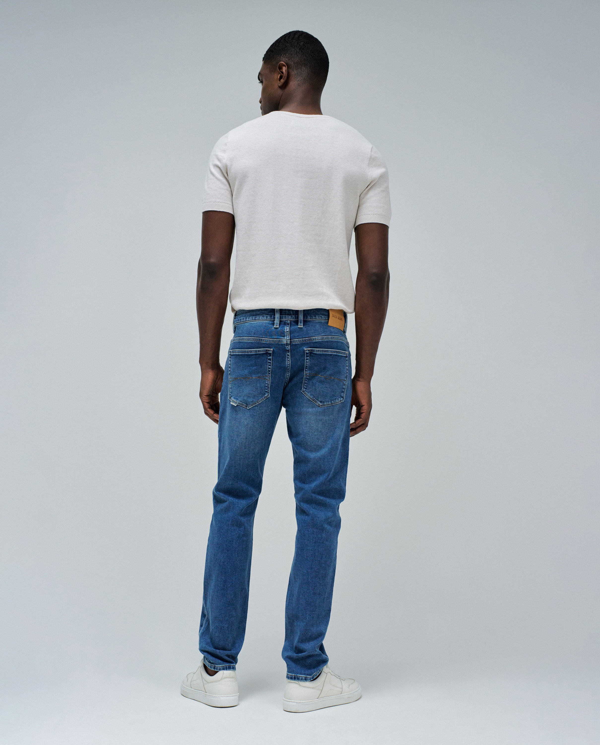 Jeans Slim Fit Azul-3