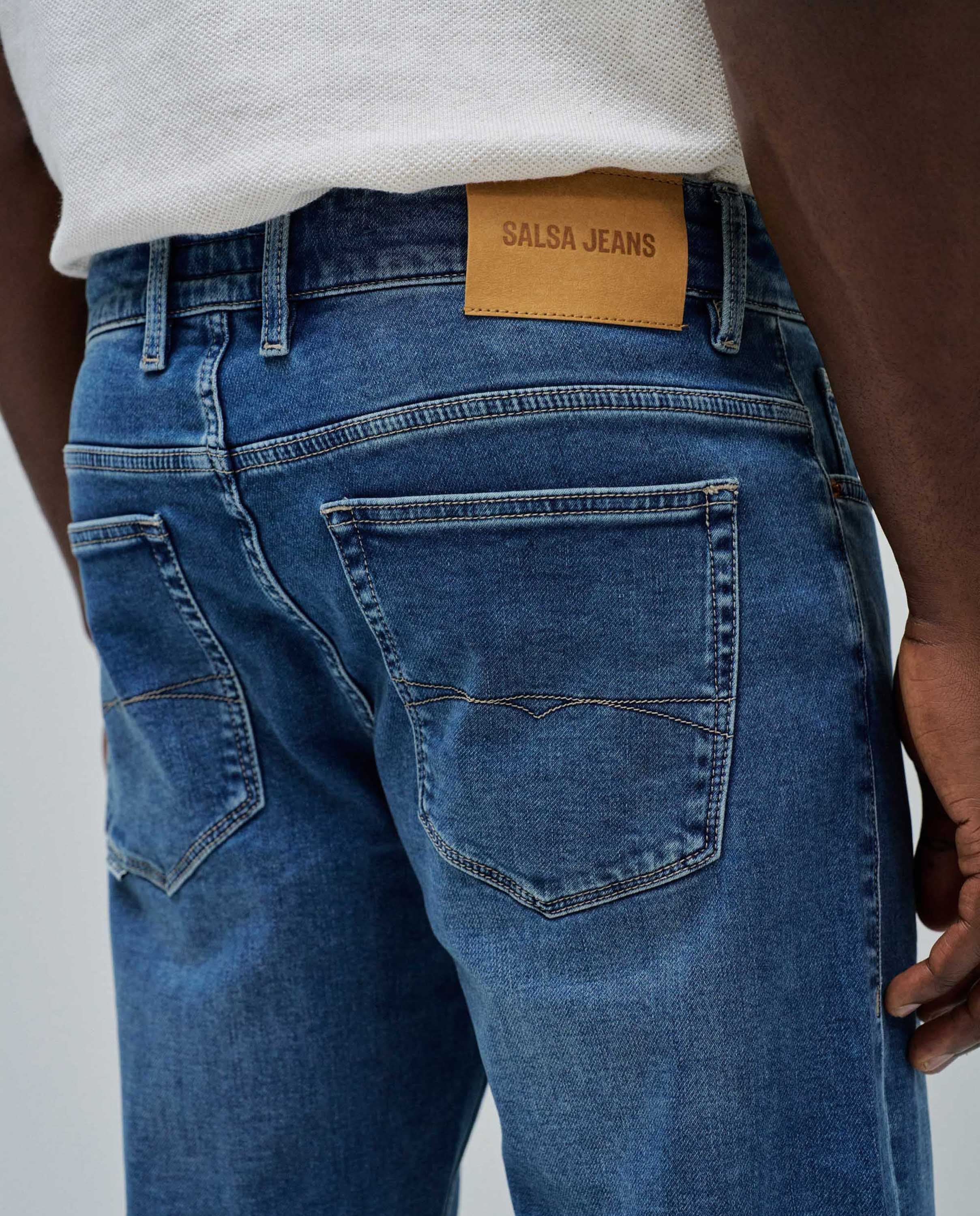 Jeans Slim Fit Azul-4