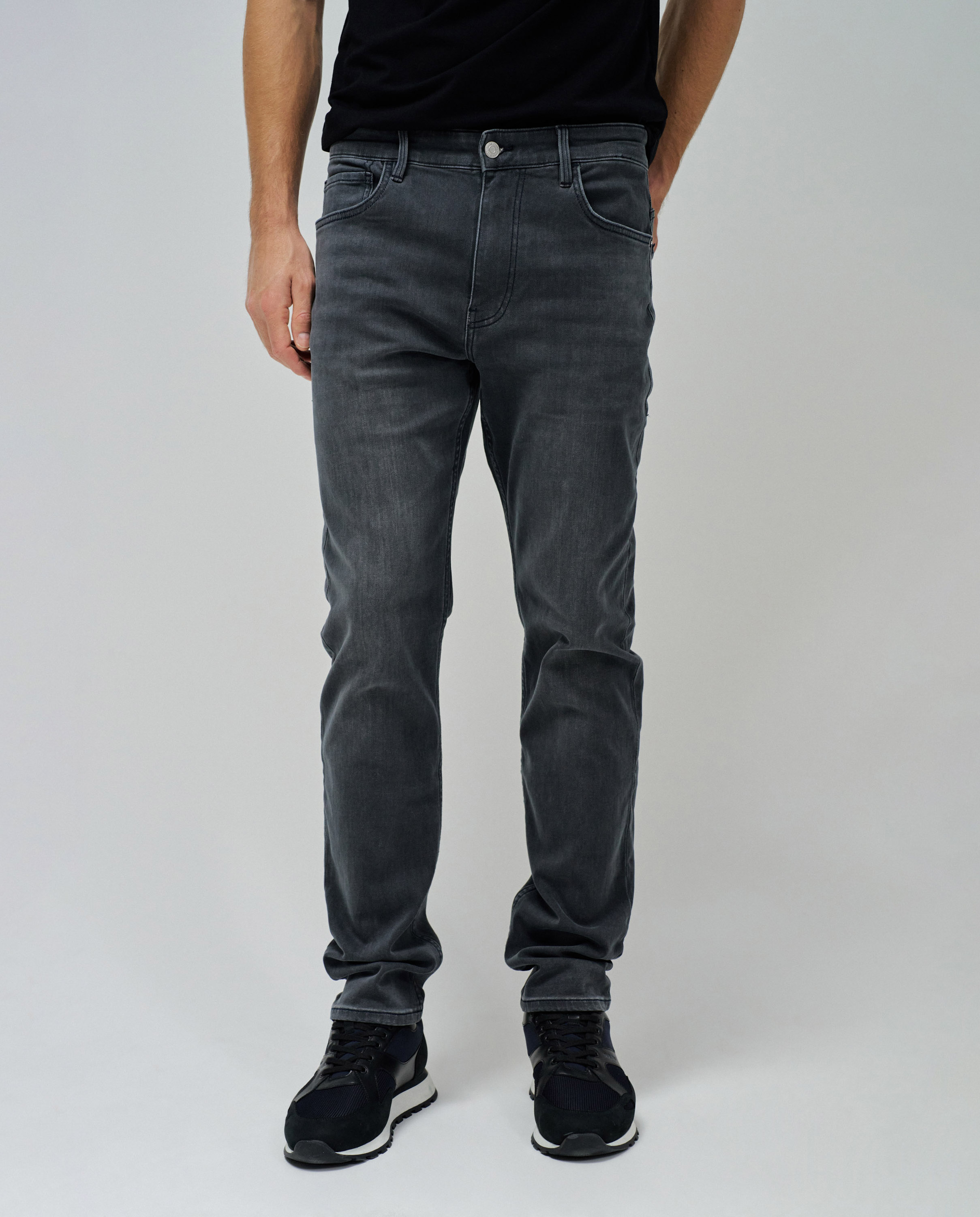 Jeans Slim Fit Cinzento-5