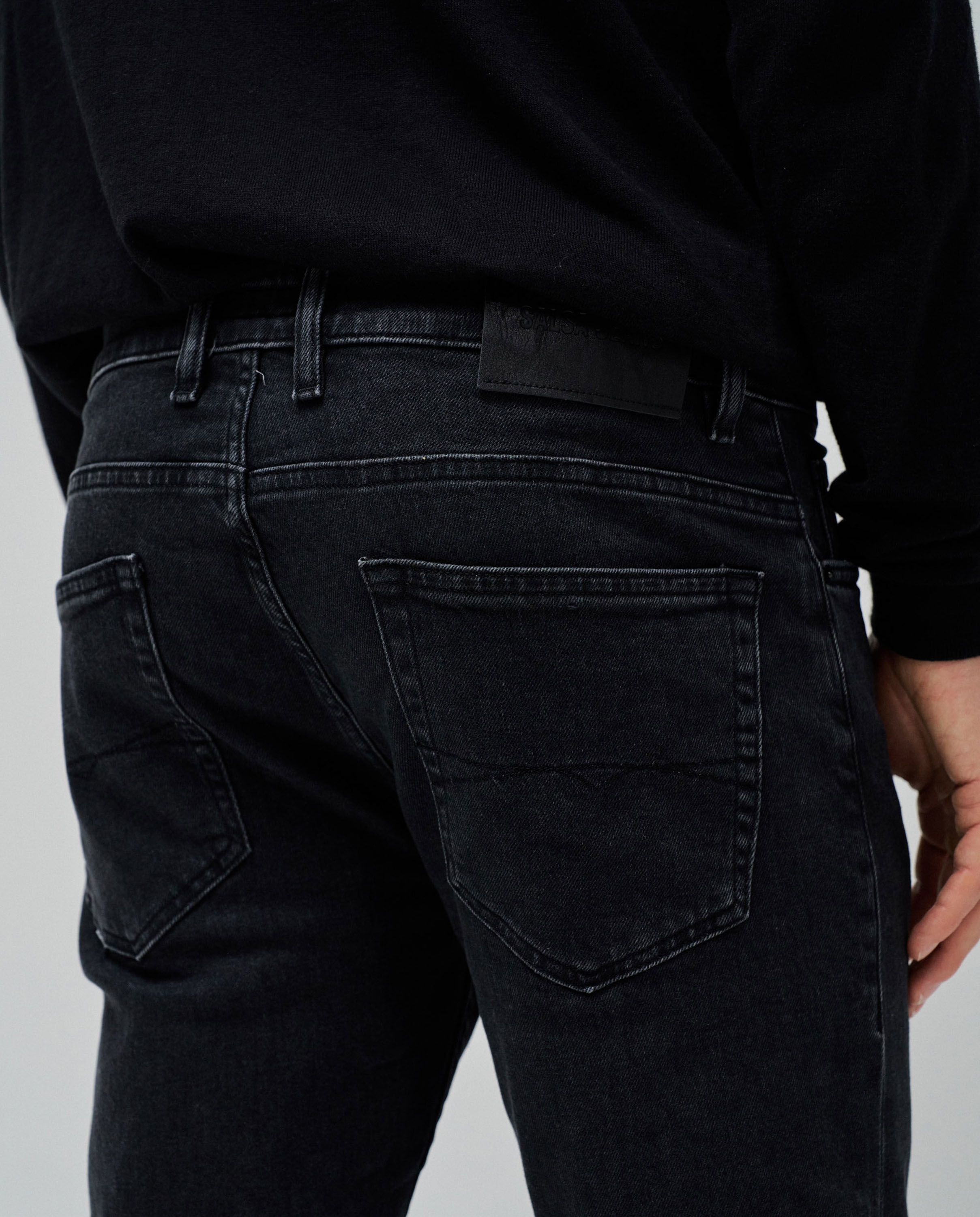 Jeans Regular Preto-4