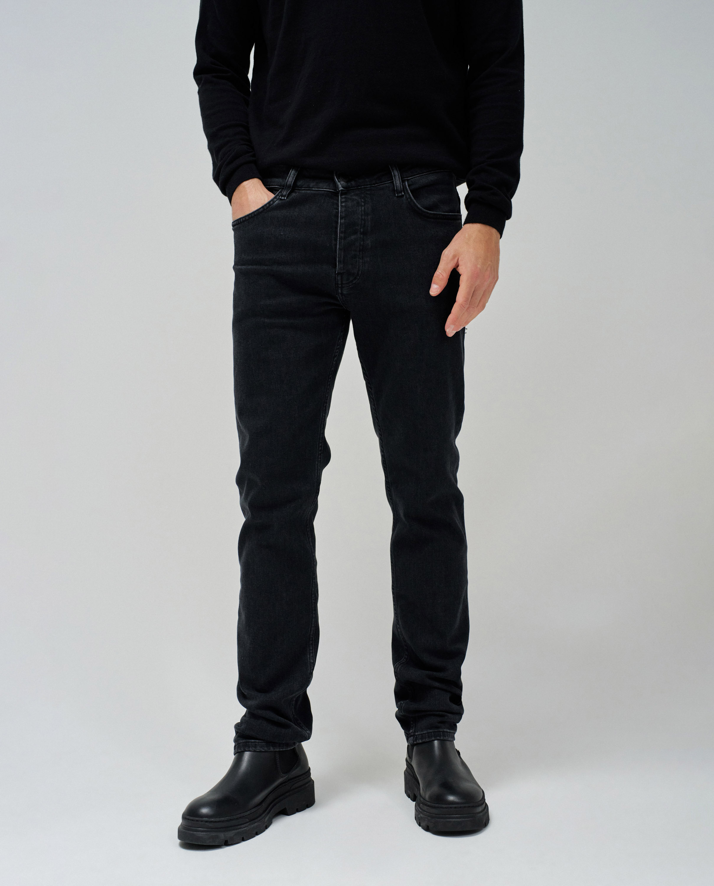 Jeans Regular Preto-5