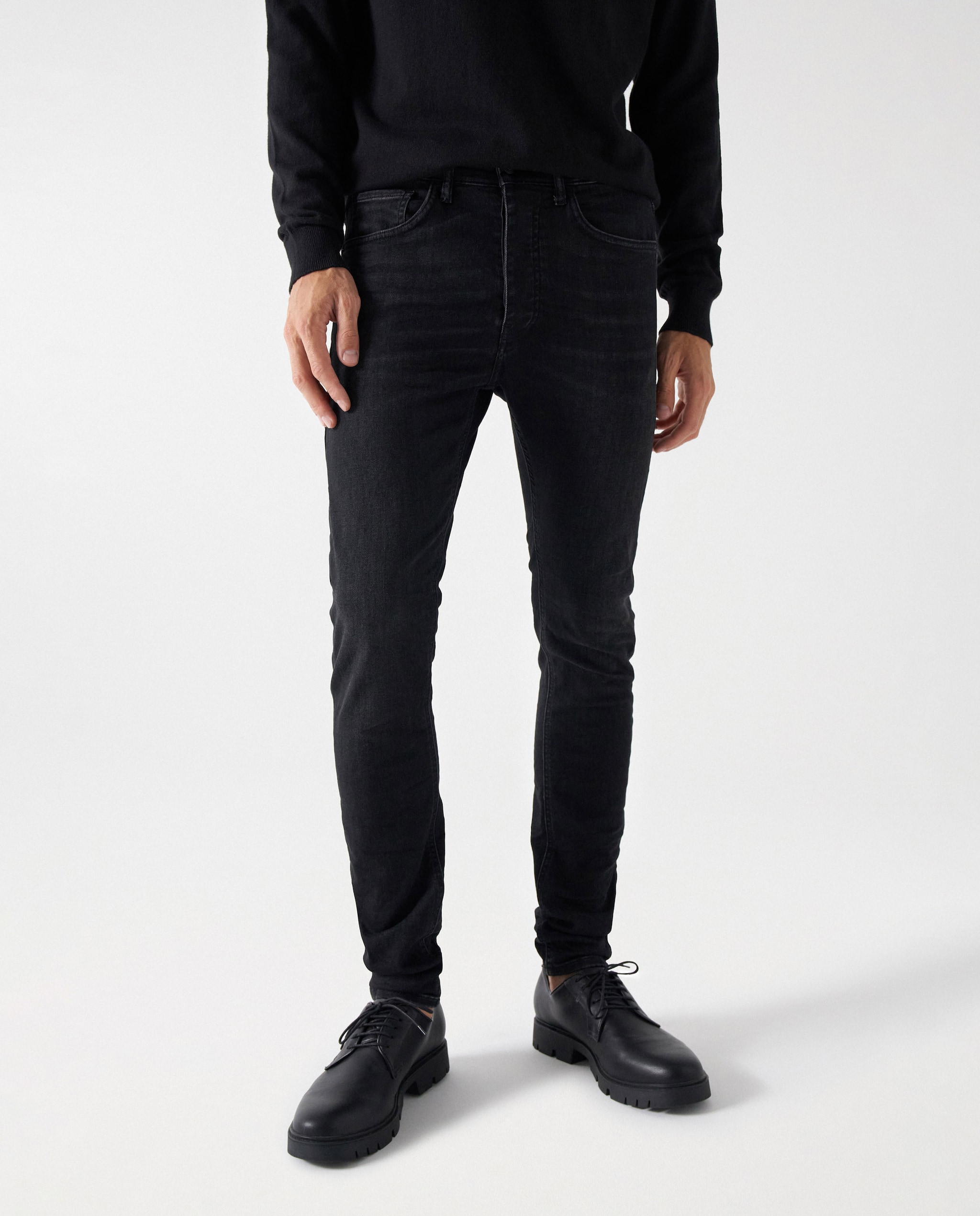 Jeans Skinny Preto-1
