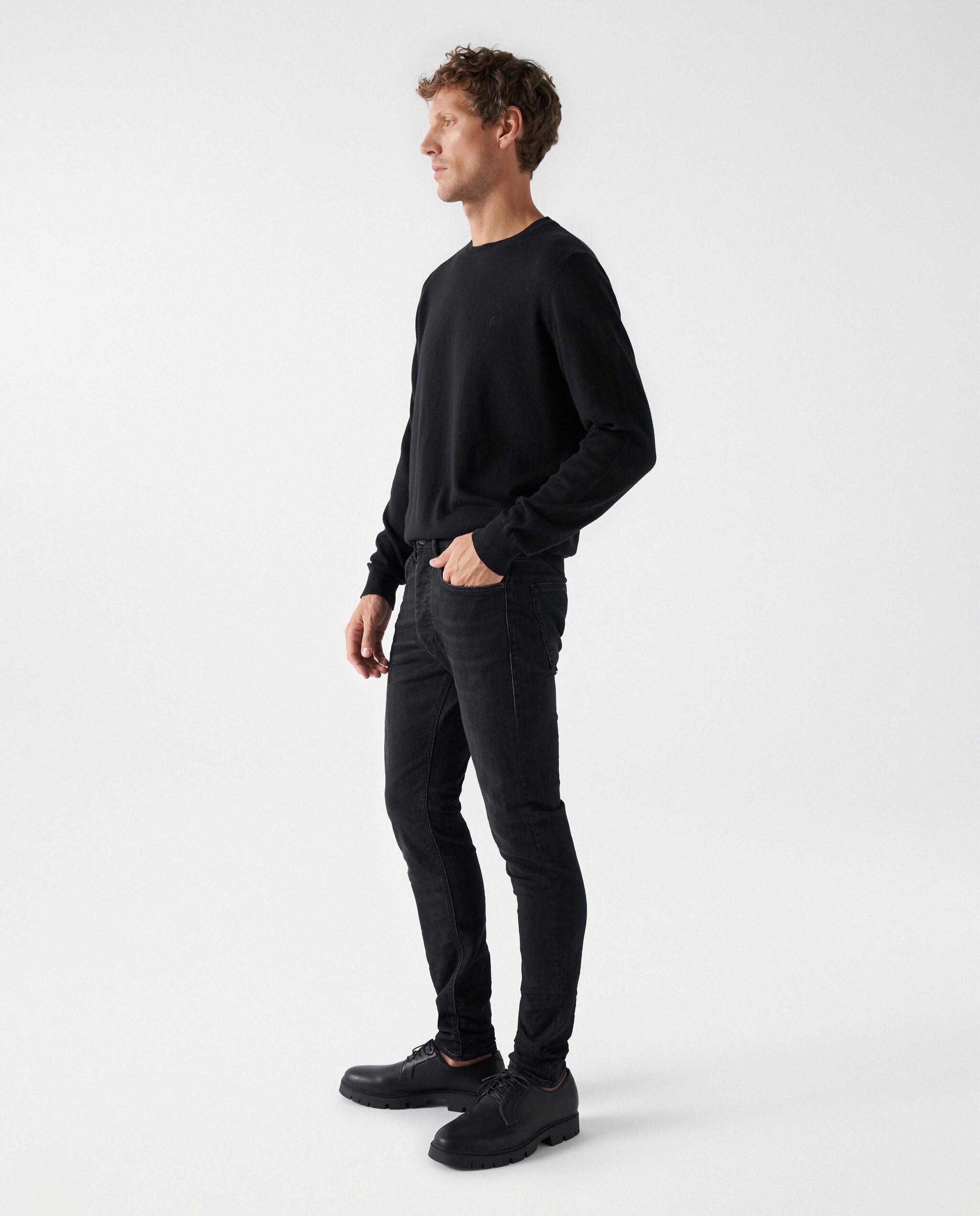 Jeans Skinny Preto-2