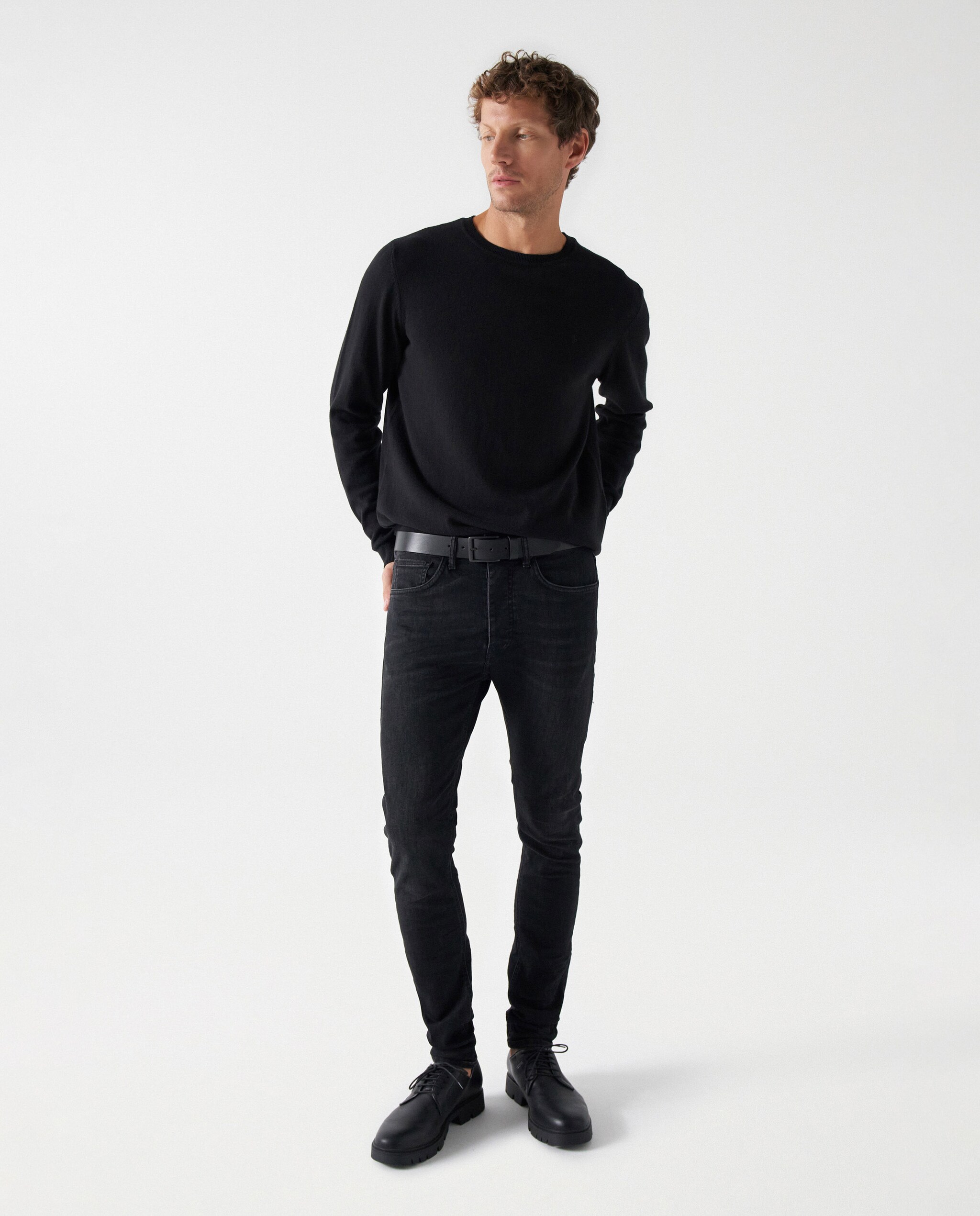 Jeans Skinny Preto-5