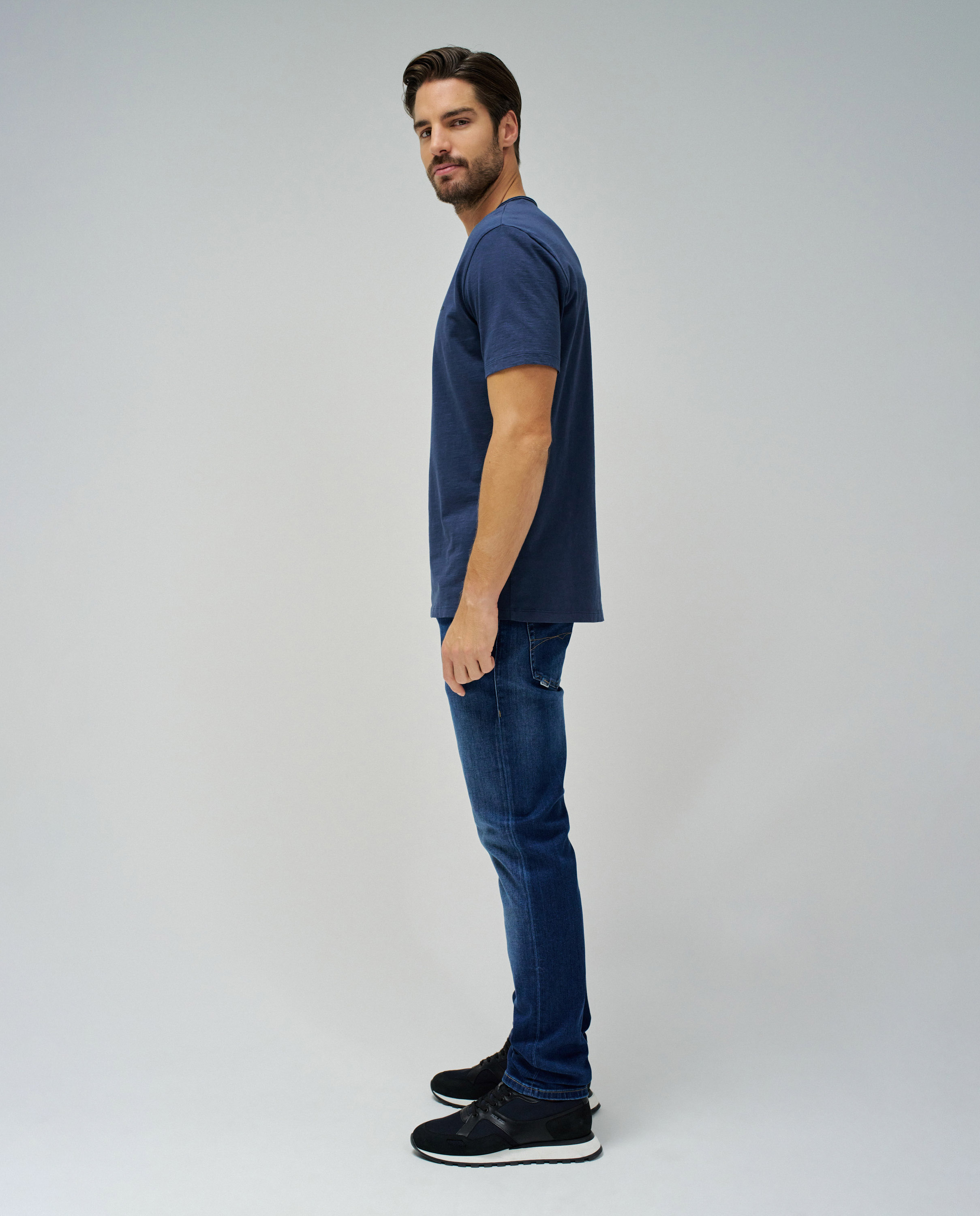 T-shirt com Logo Azul-2