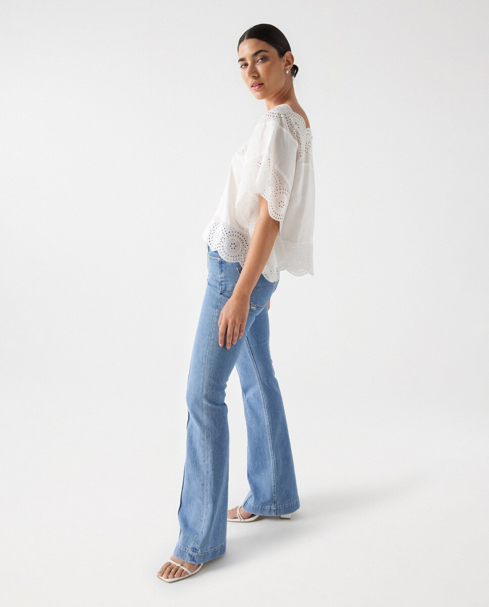 Blusa com bordado Branco-2