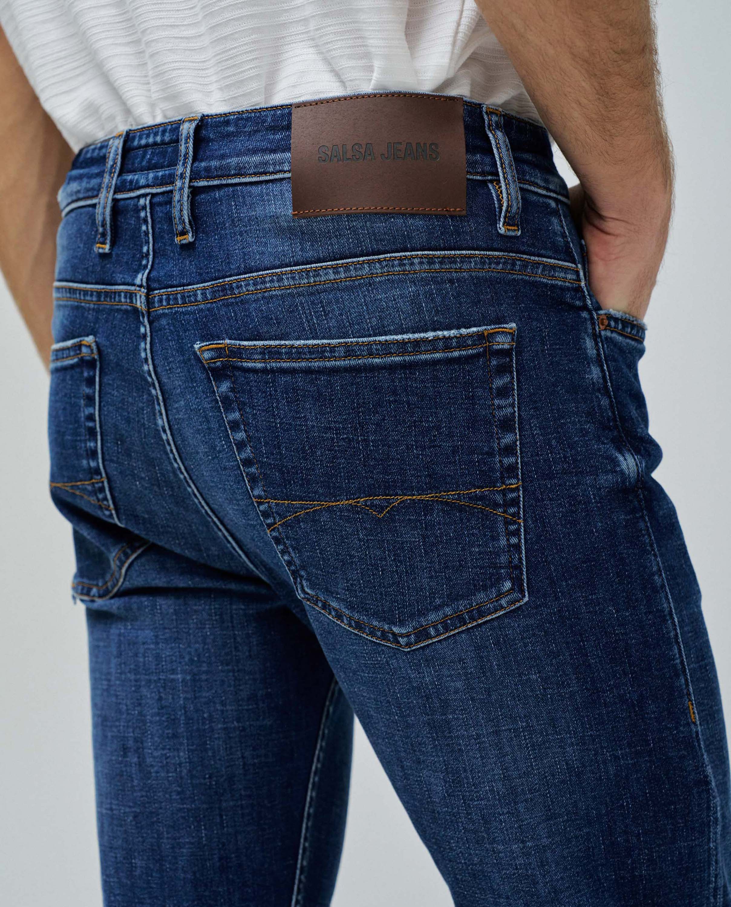 Jeans Slim Fit Azul-4