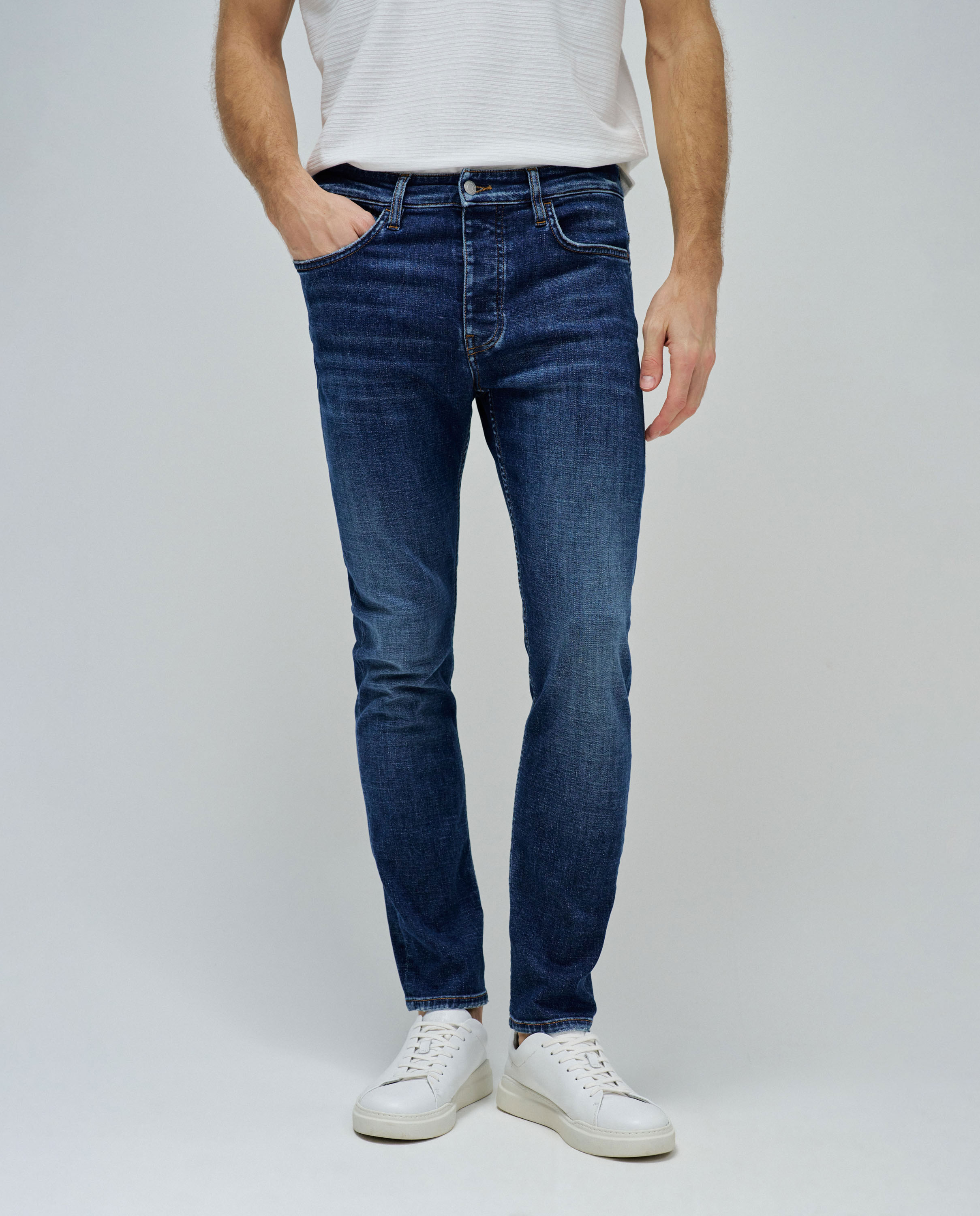 Jeans Slim Fit Azul-5