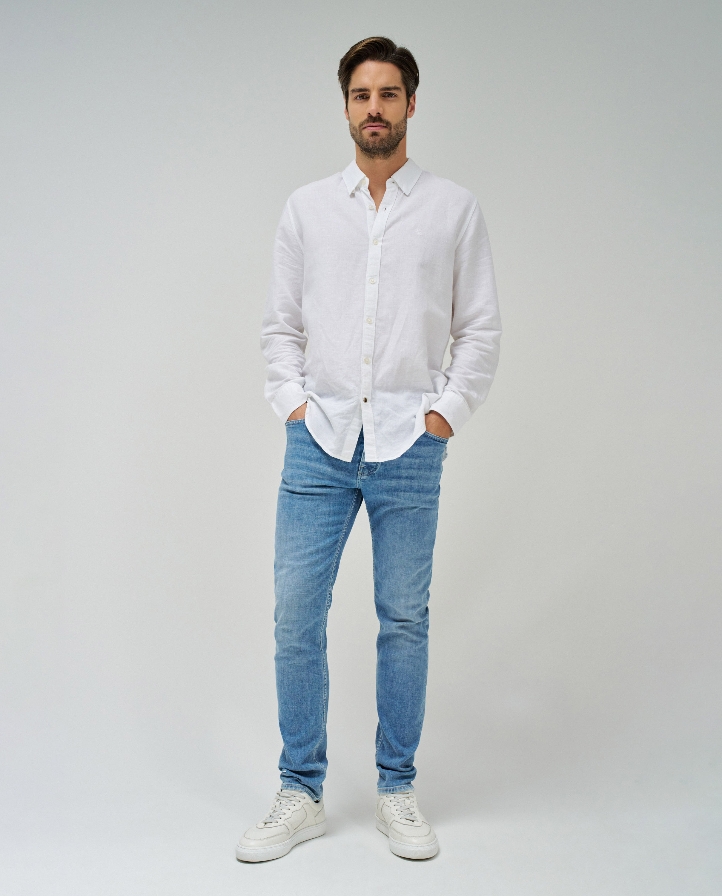 Jeans Slim Fit Azul-1