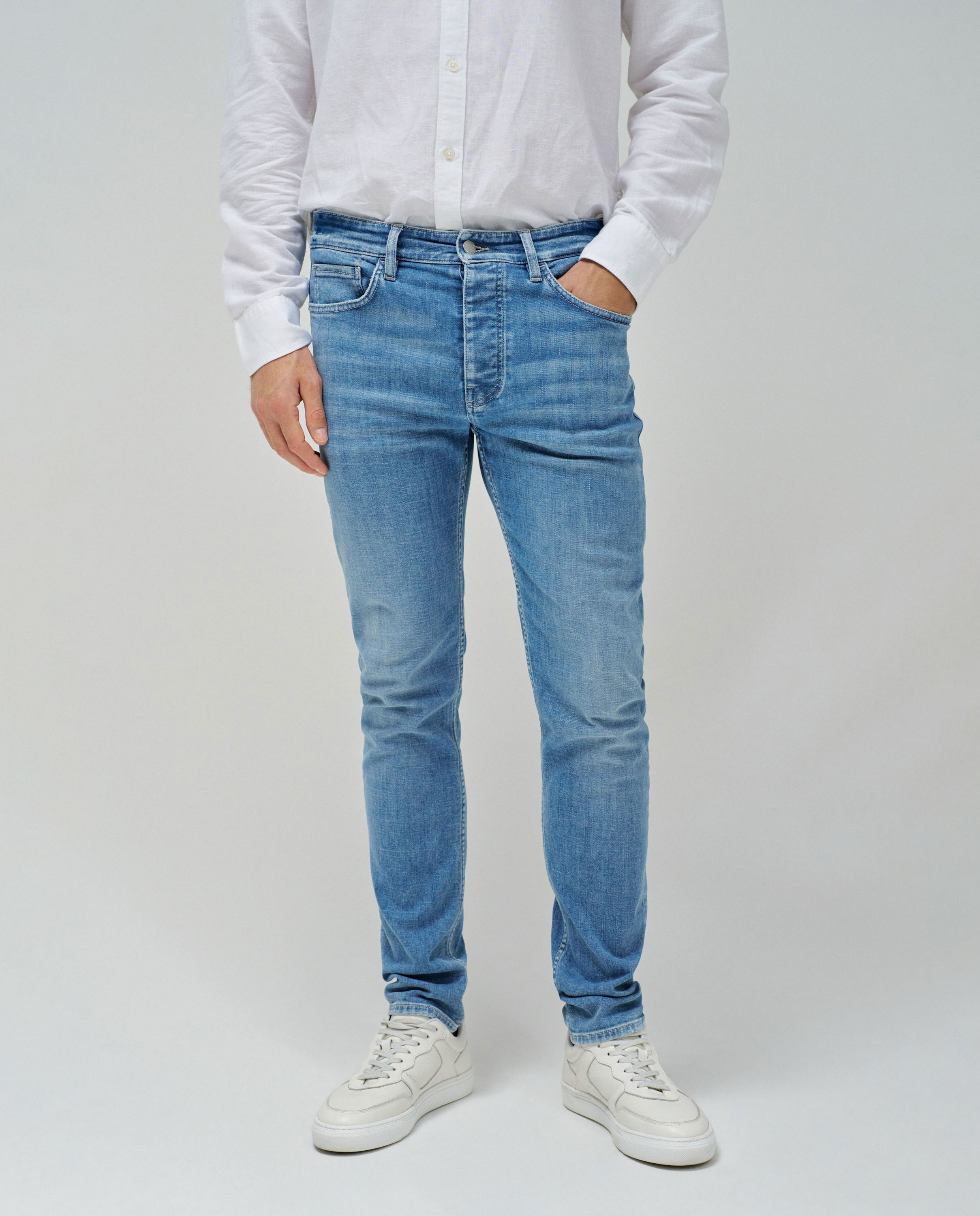 Jeans Slim Fit Azul-5