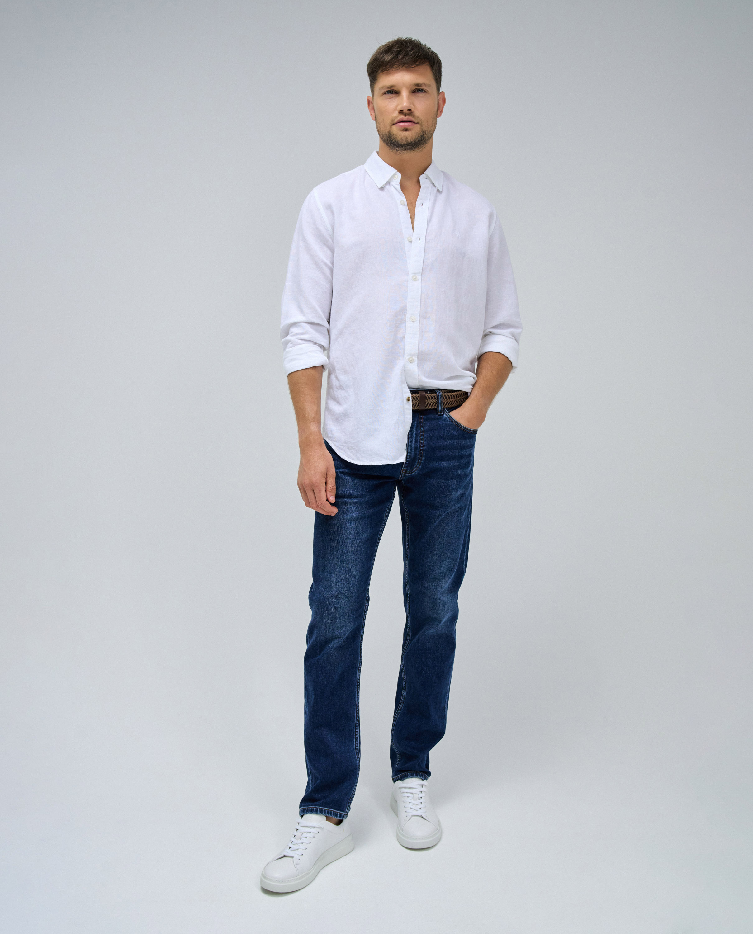 Jeans Slim Fit Azul-1