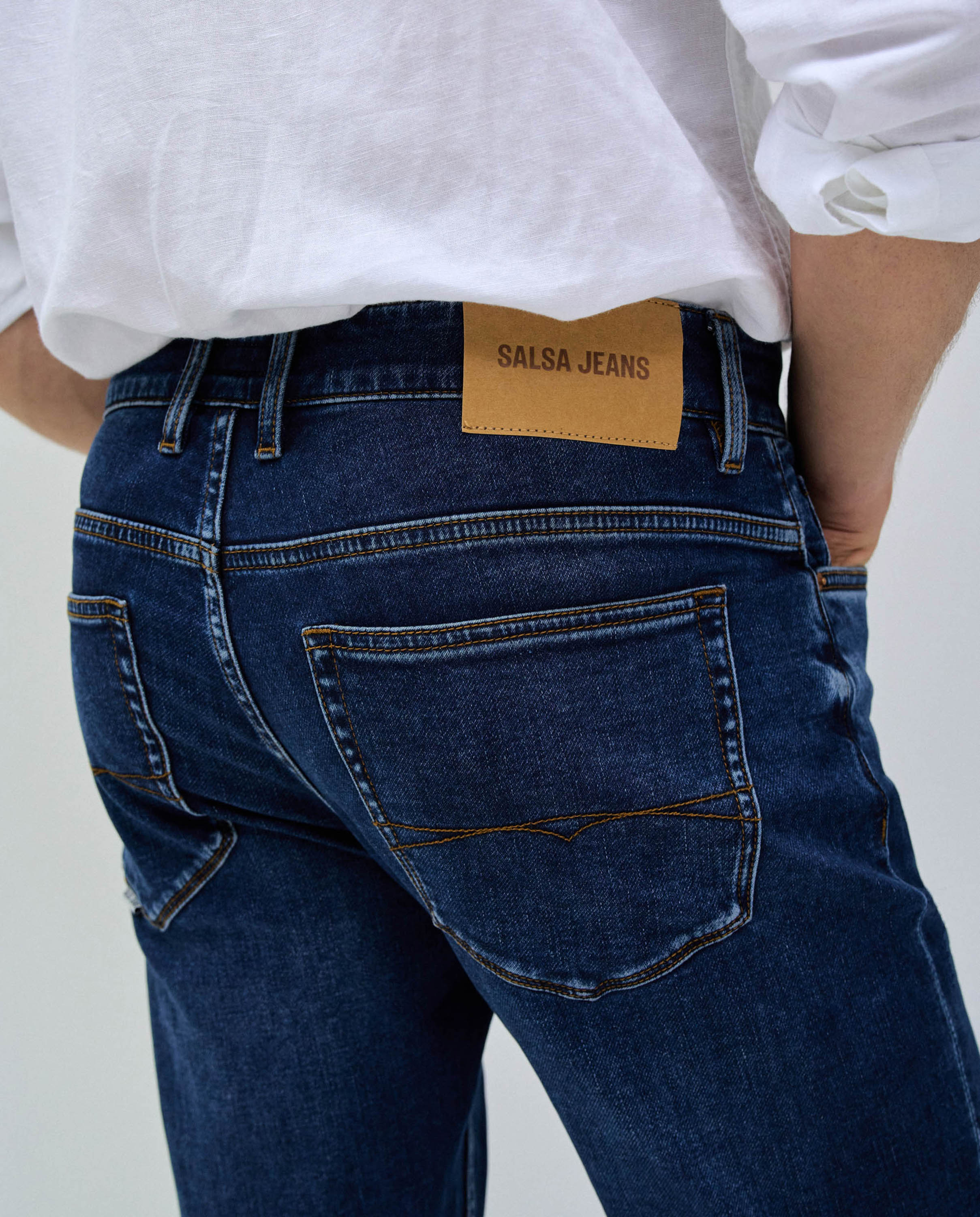 Jeans Slim Fit Azul-4