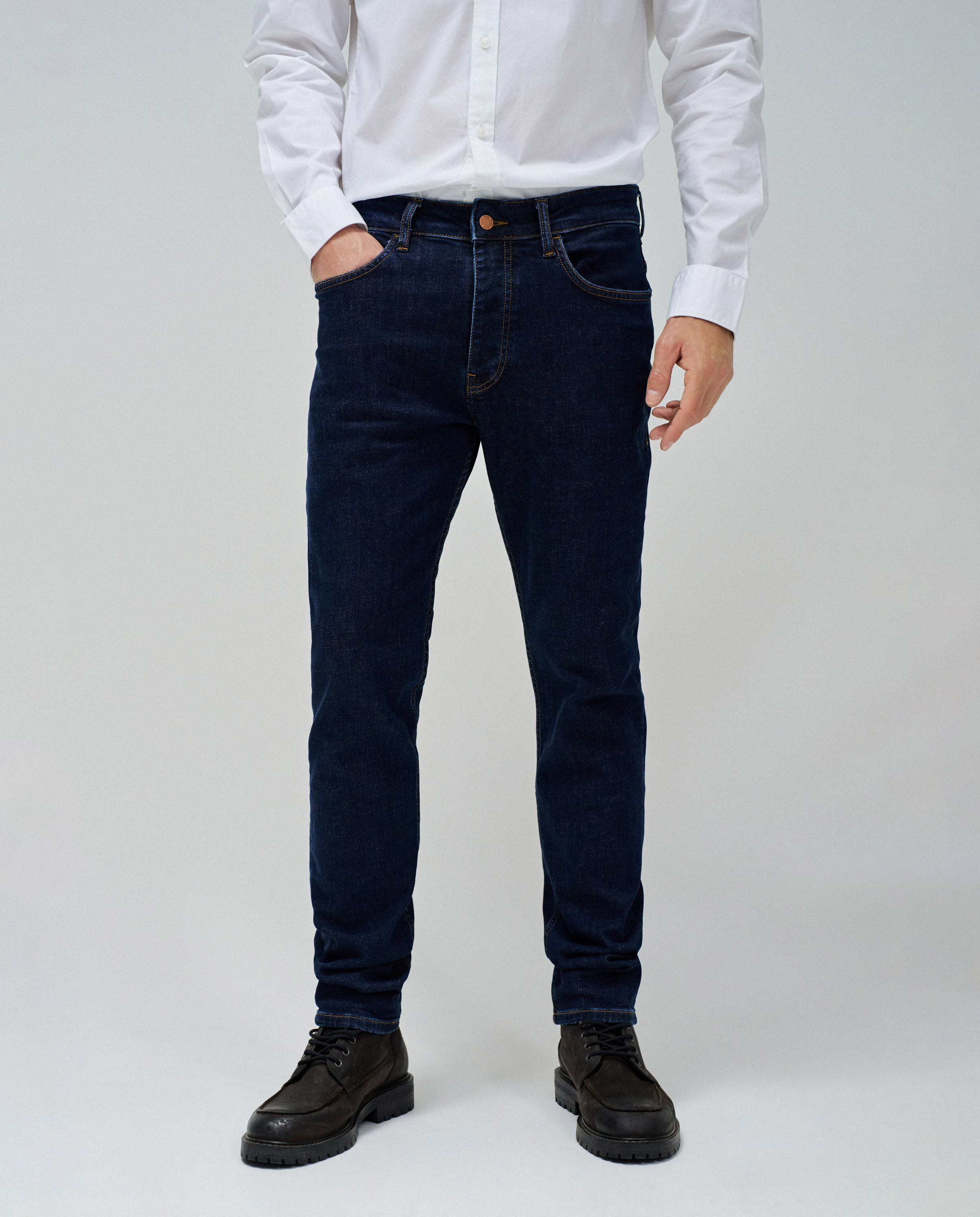 Jeans Regular Fit Azul-5