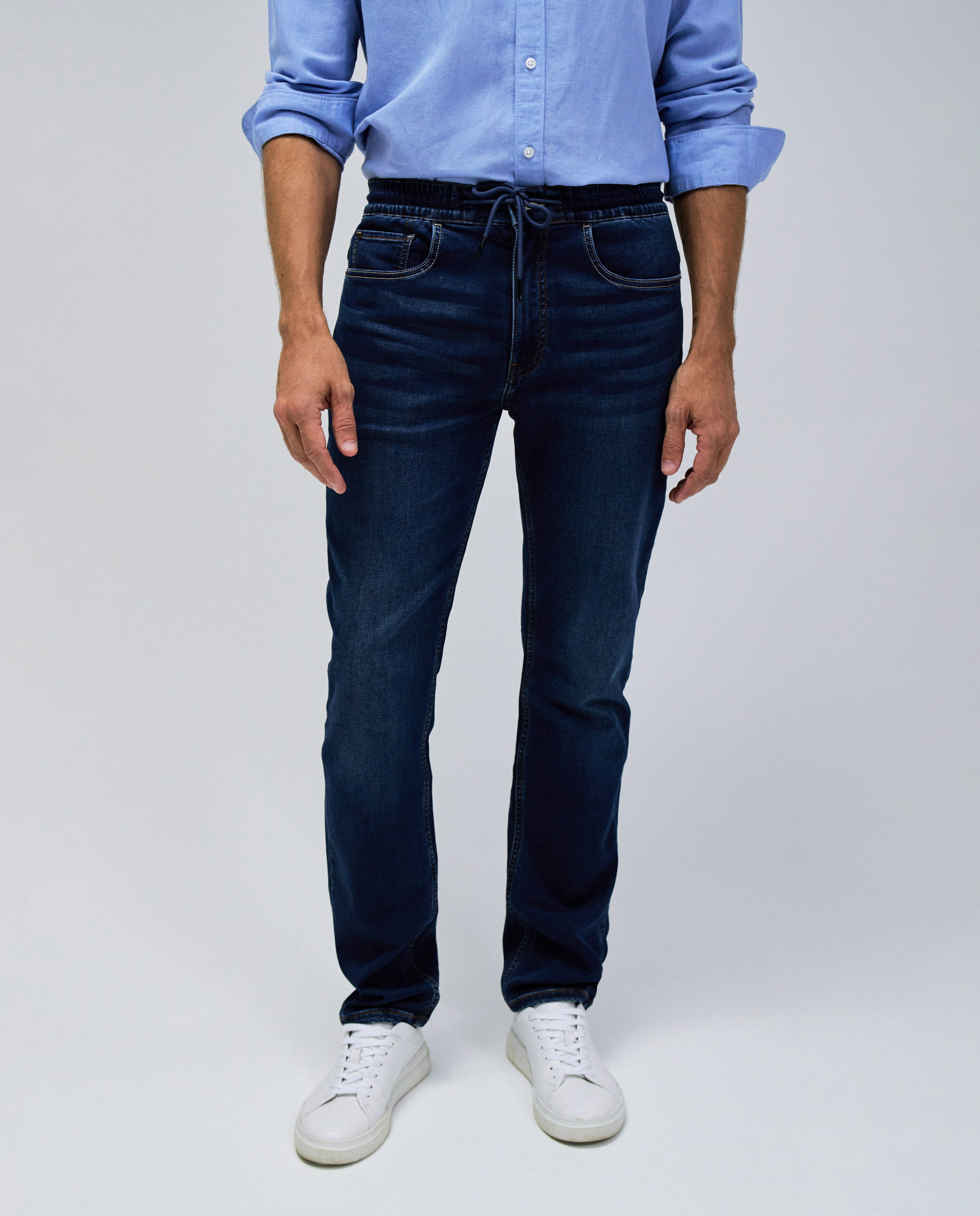 Calças Joggers S-activ Azul-escuro-5
