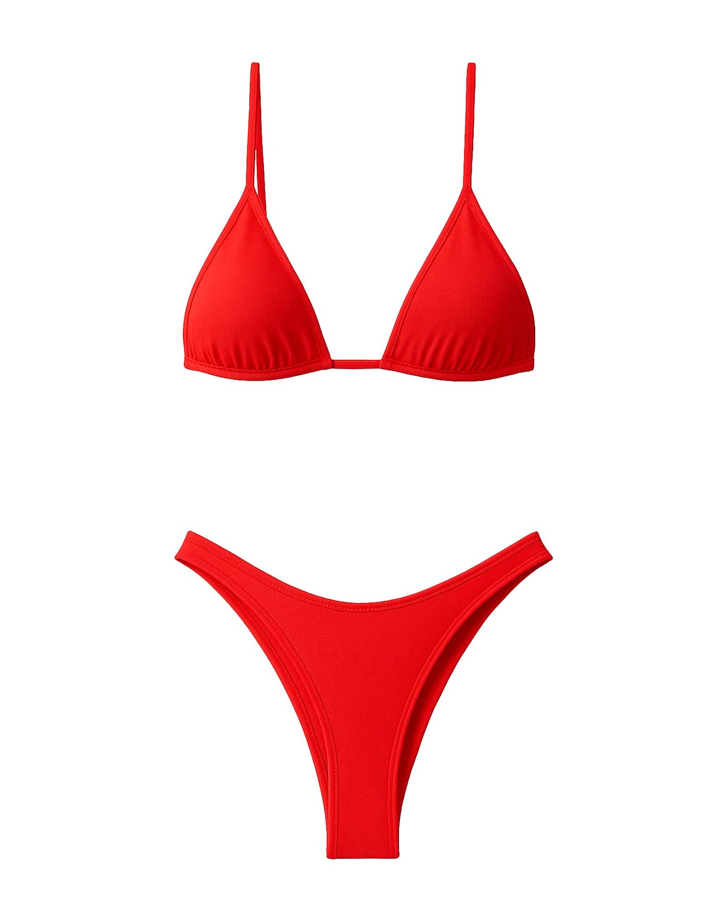 Imagem 0 de Bikini Triângulo Poliamida Reciclada Vermelho