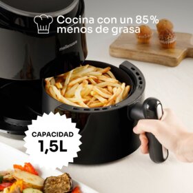 Fritadeira de Ar Mellerware CRUNCHY! Capacidade 1.5L Preto-3