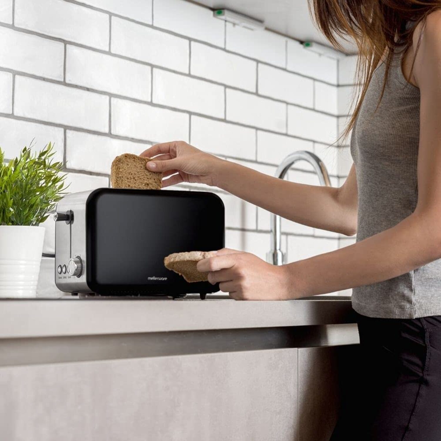 Torradeira Mellerware CRISPY Preto-5
