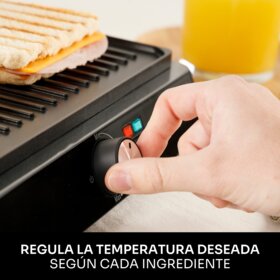 Grelhador de Placas Mellerware Hotty - 2200W, Placas extra-grandes Preto-3
