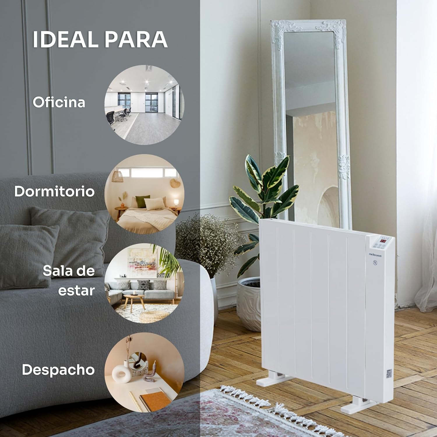 Radiador Mellerware  Comfy Medium wifi Branco-5